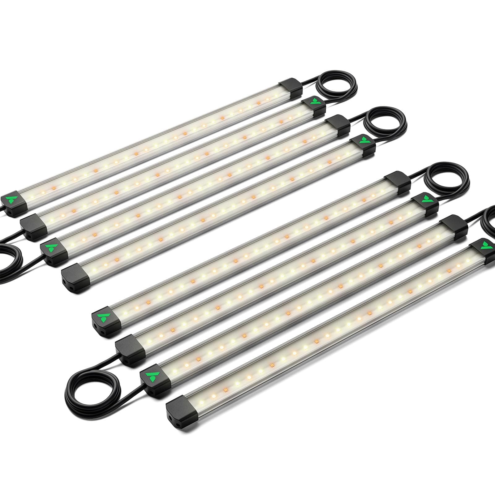 VIVOSUN Lumaray LED Grow Light Bars 16”(8-Bar), Full Spectrum Side Lighting with 60% Red Light up to 25% Yields for Grow Tents, Greenhouses, Magnet Reliability Upgraded, SGS Compatible