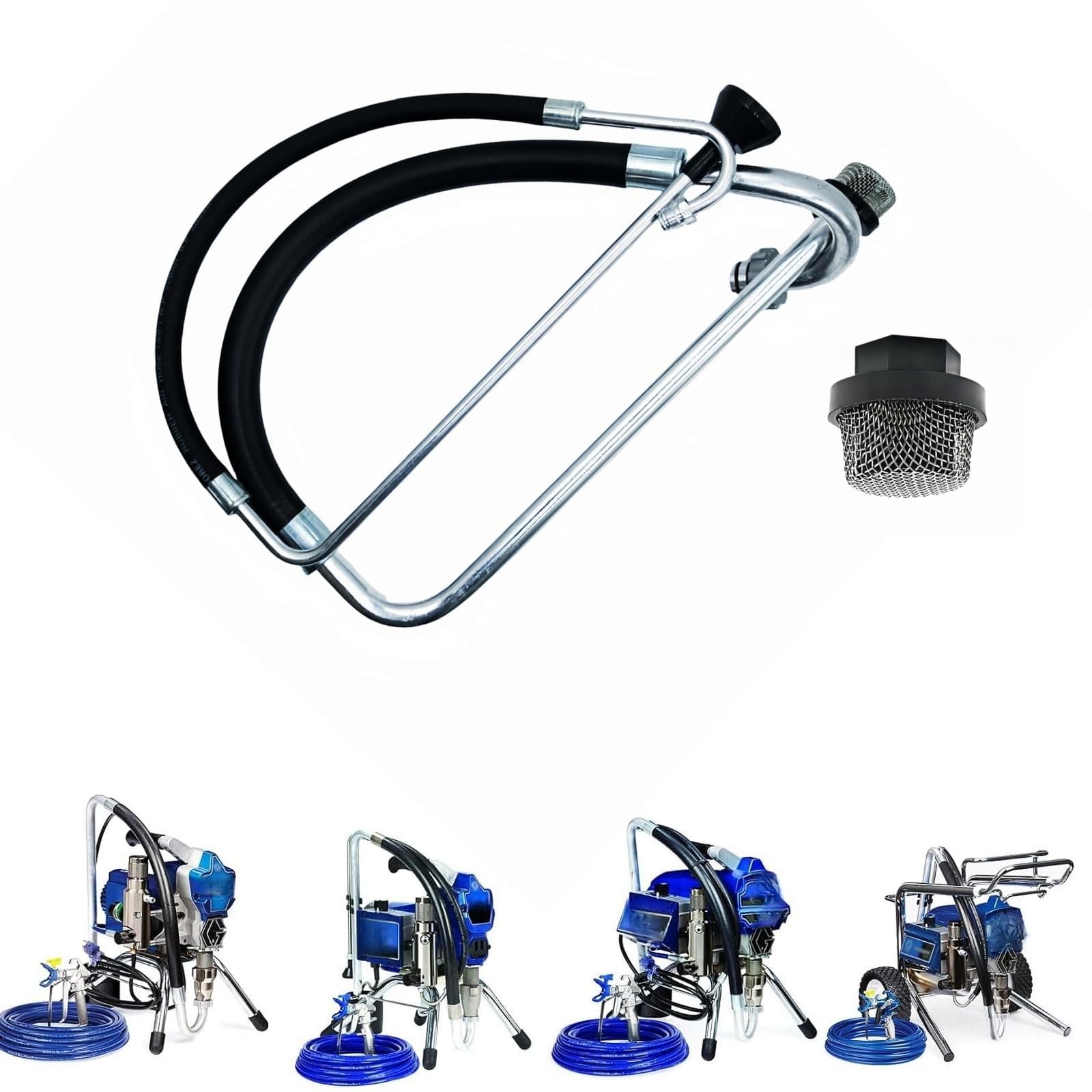 Replaces for Graco Airless Paint Sprayer Suction Hose Tube Reflux Line Kits