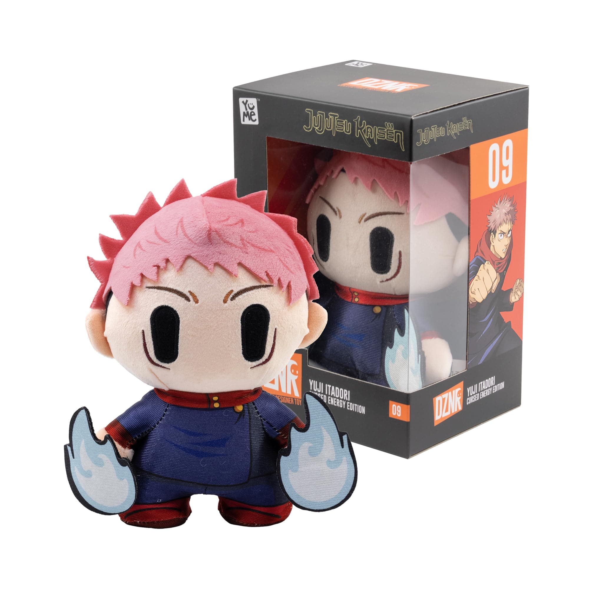 YuMe Jujutsu Kaisen DZNR Plush - Cursed Energy Edition - Yuji Itadori