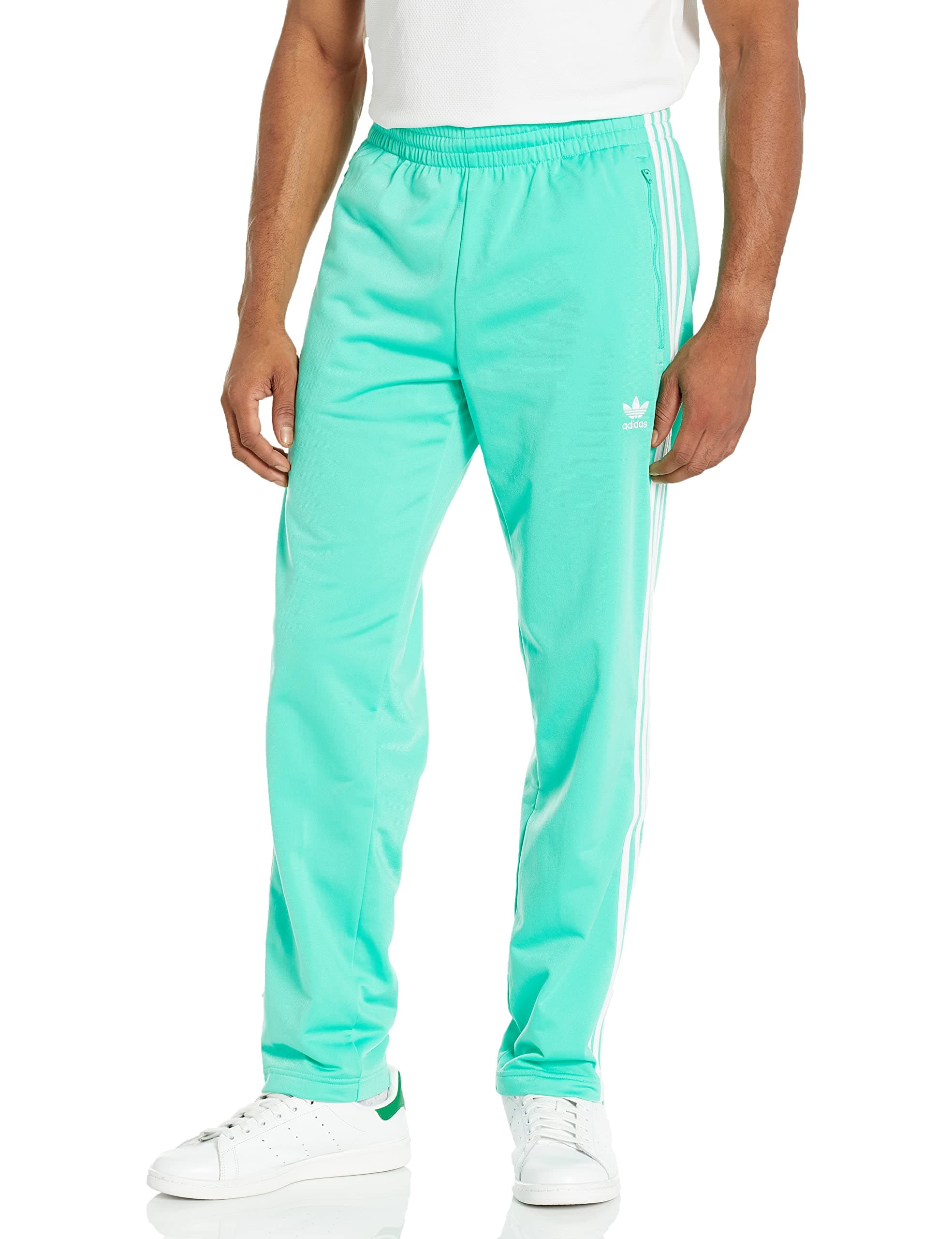 adidas Originals Men's Adicolor Classics Firebird Track Pants, Green (Primeblue), XX-Large