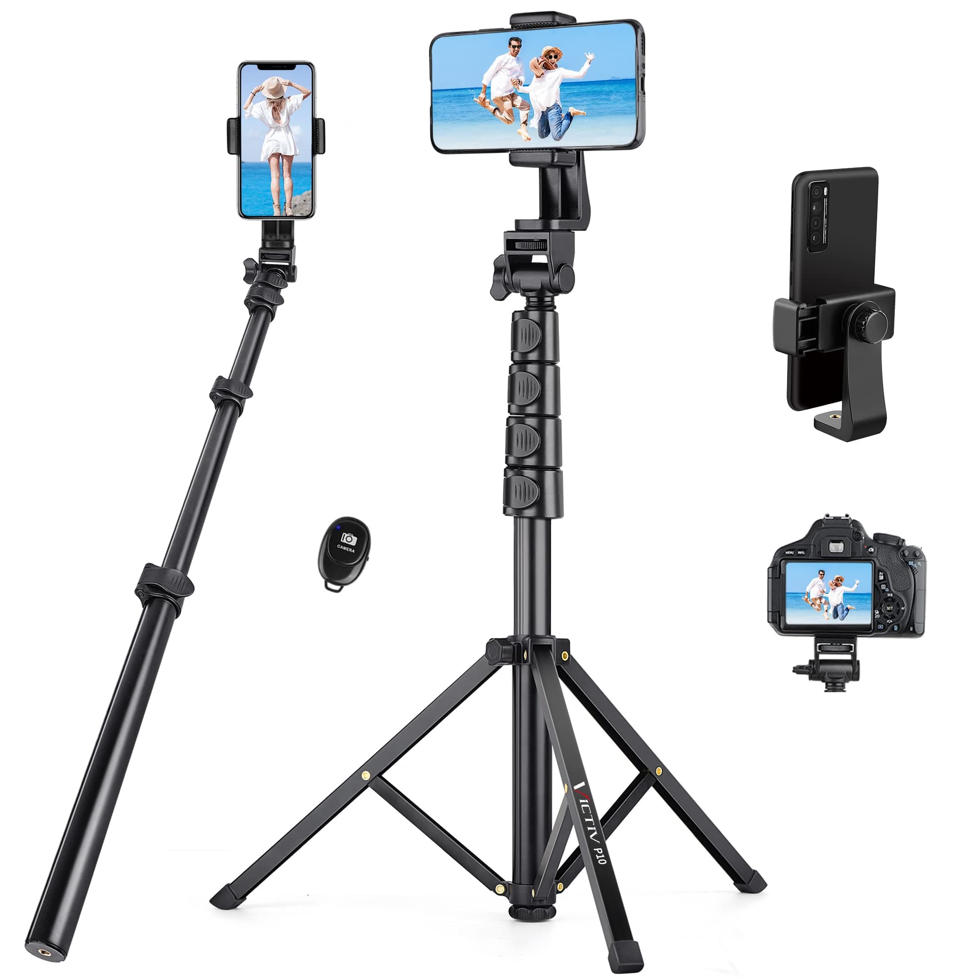 Victiv 68 inch/ 173cm Phone Tripod Stand