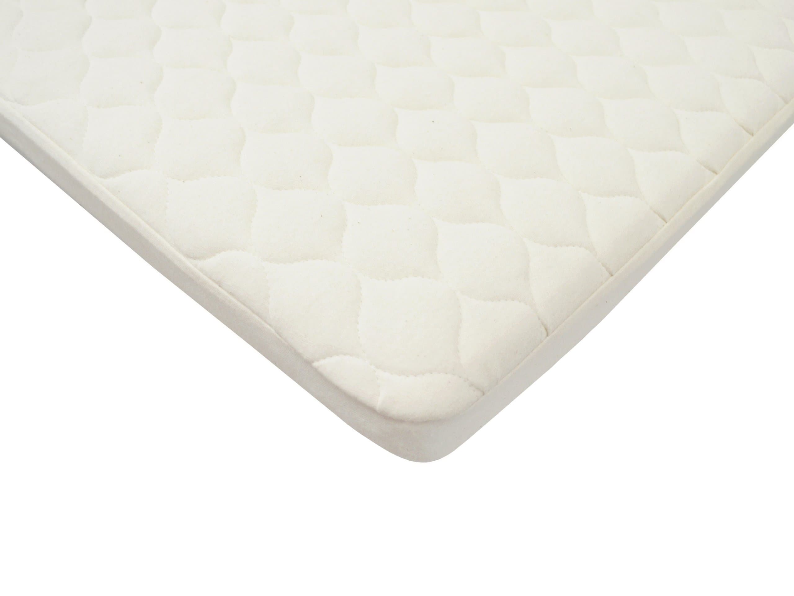 American Baby Company Natural Waterproof Quilted Pack and Play Playard Size Fitted Mattress Cover Made with Organic Cotton - Vinyl Free