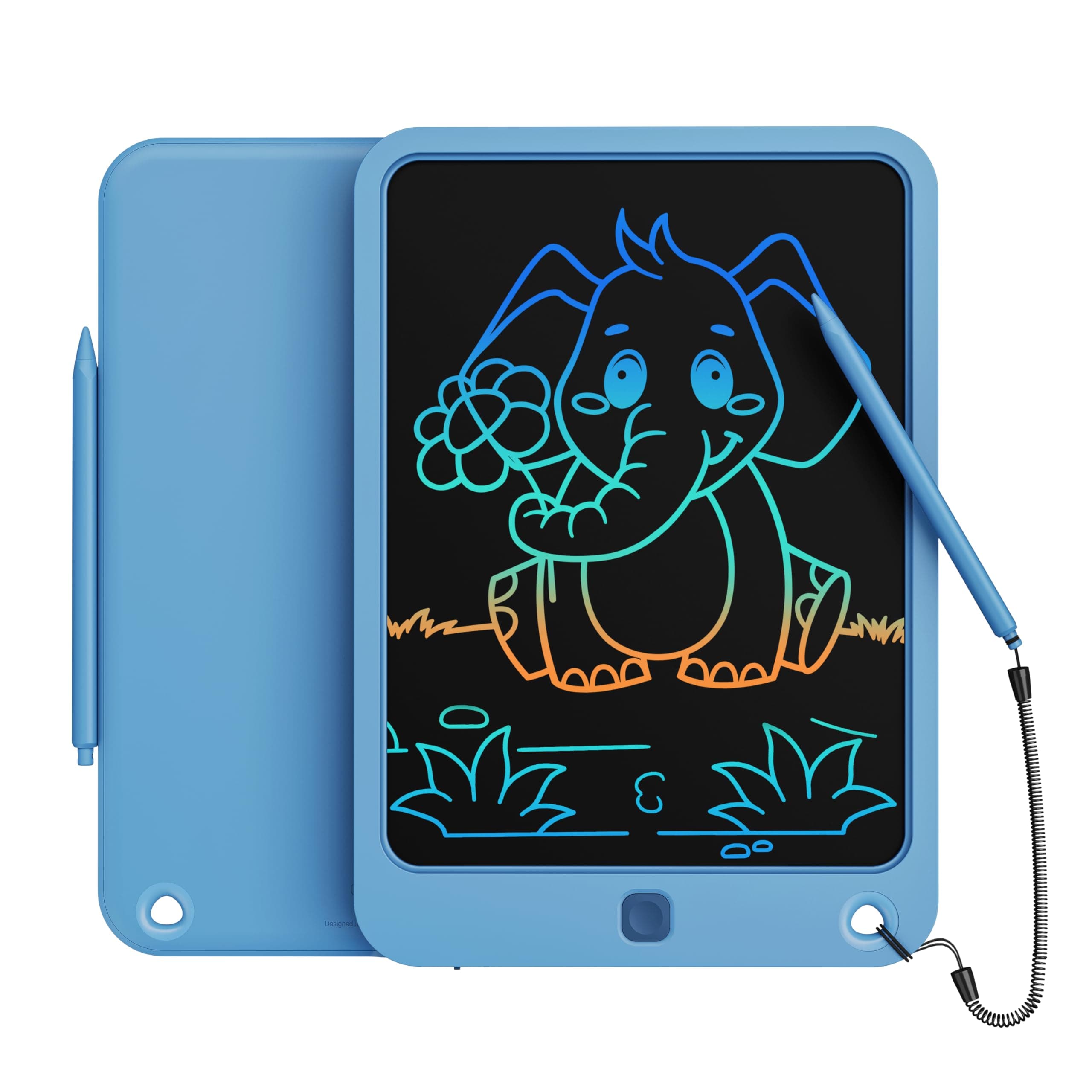 Toys for Girls Boys, Colorful Doodle Board Drawing Tablet, Memo Board, Drawing Pads with Lanyard, Travel Educational Toys Gifts for Boys Girls Age 3 4 5 6 7 8 9 Years(Navy)