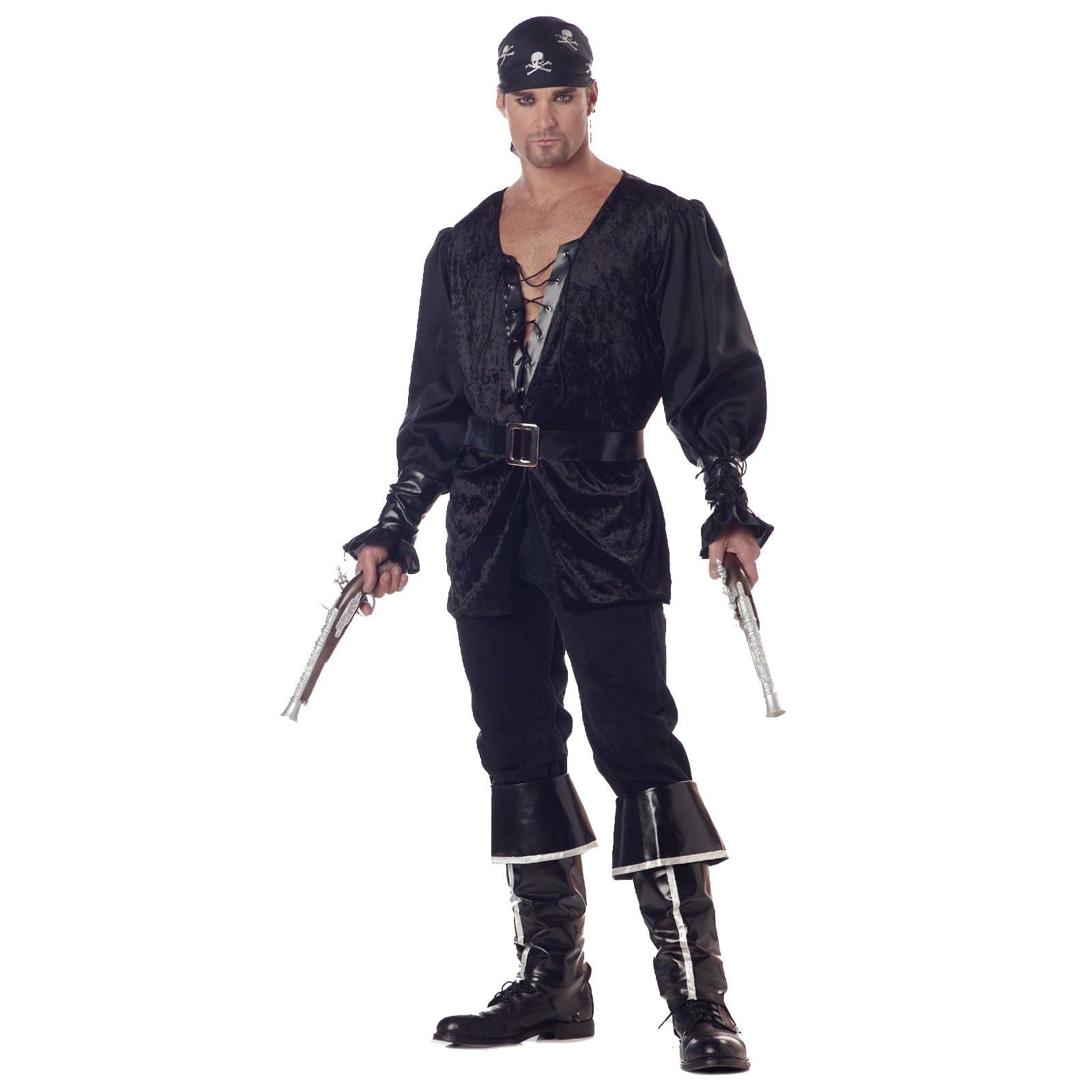 California Costumes Men's Blackheart The Pirate,Black,X-Large Costume