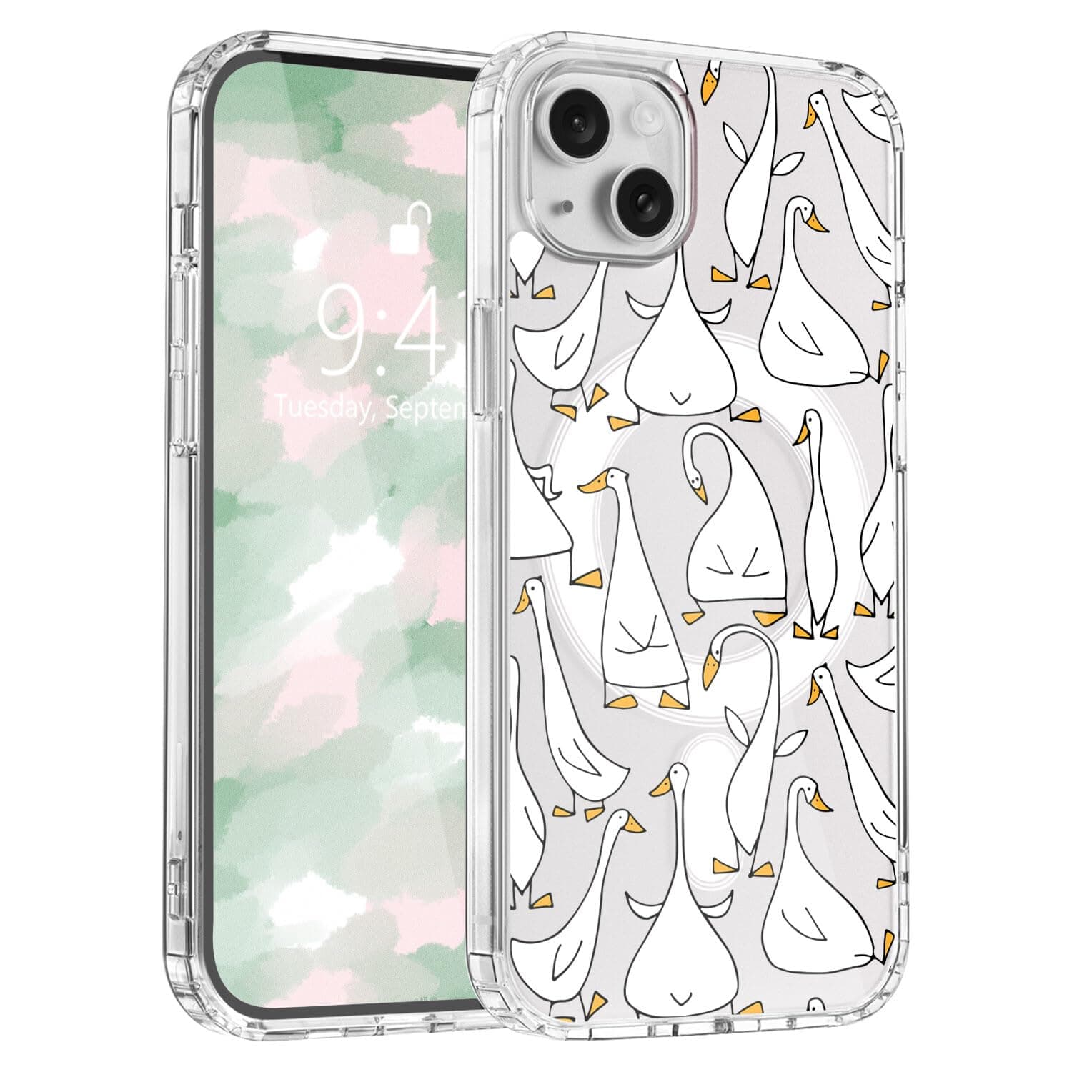 for iPhone 17 Case | Cute Kawaii Duck Magnetic Phone Case