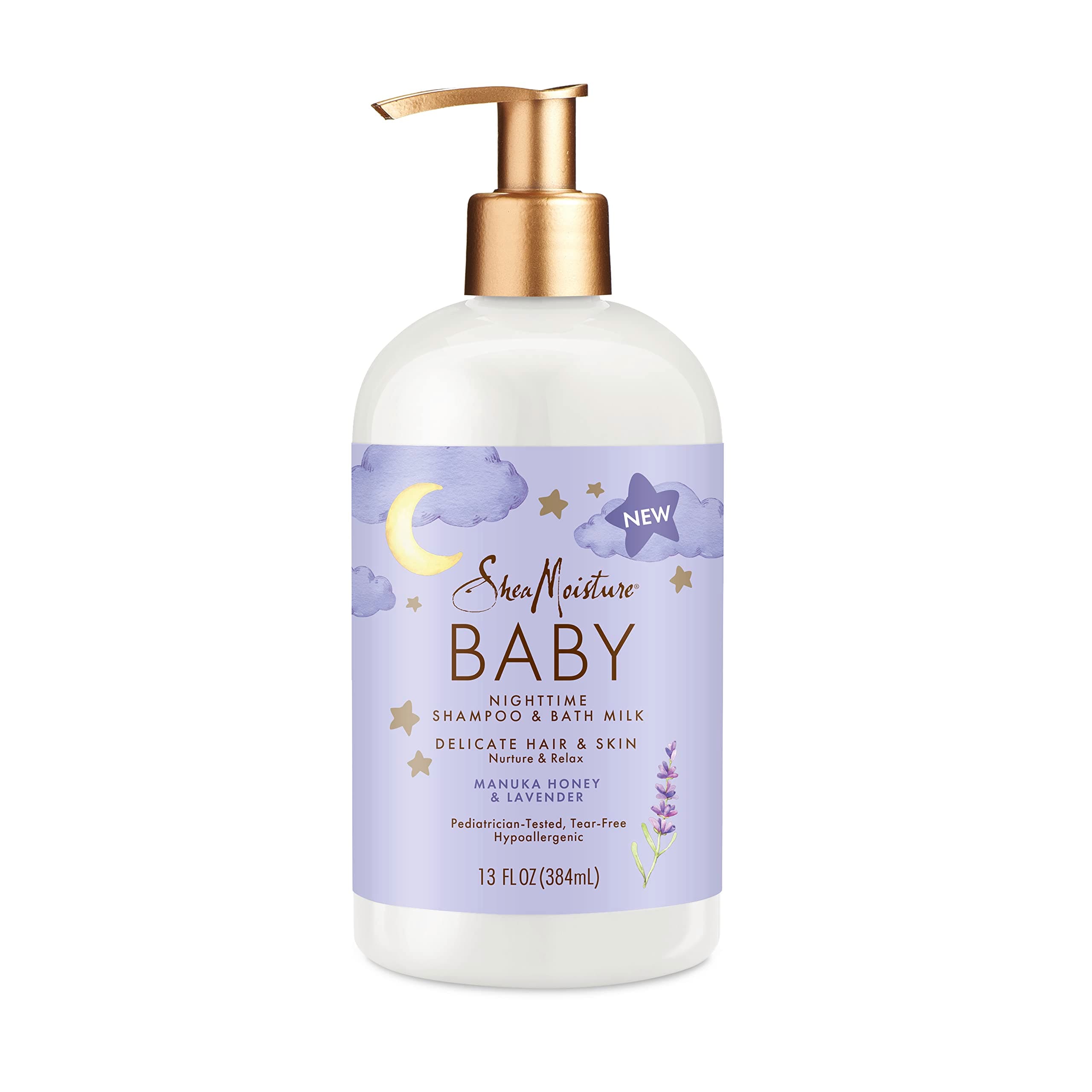 Shea Moisture Baby Shampoo & Bath Milk Manuka Honey 13oz