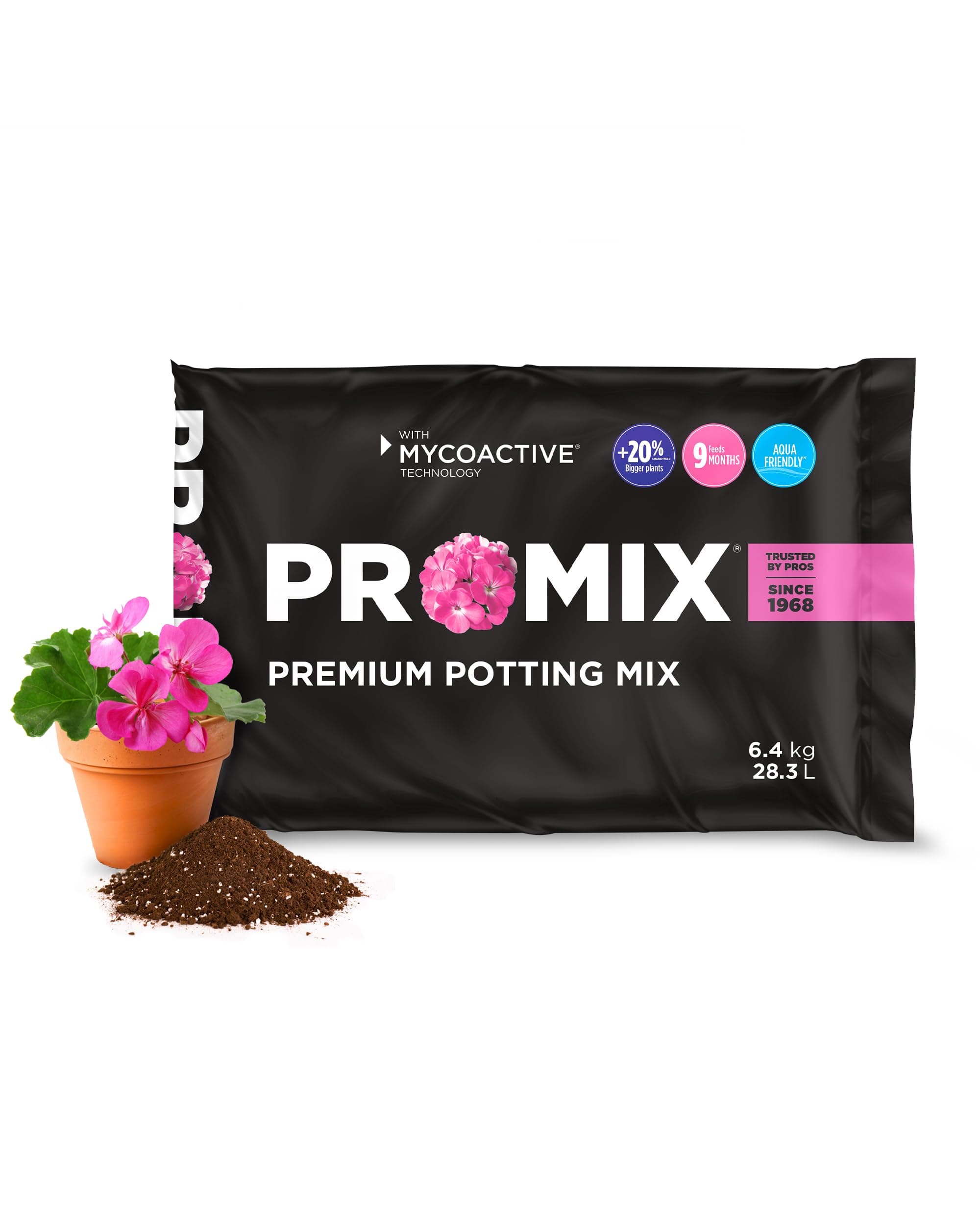 PRO-MIX Premium Potting Soil, Indoor Plant Soil & Potting Mix, 28.3 L