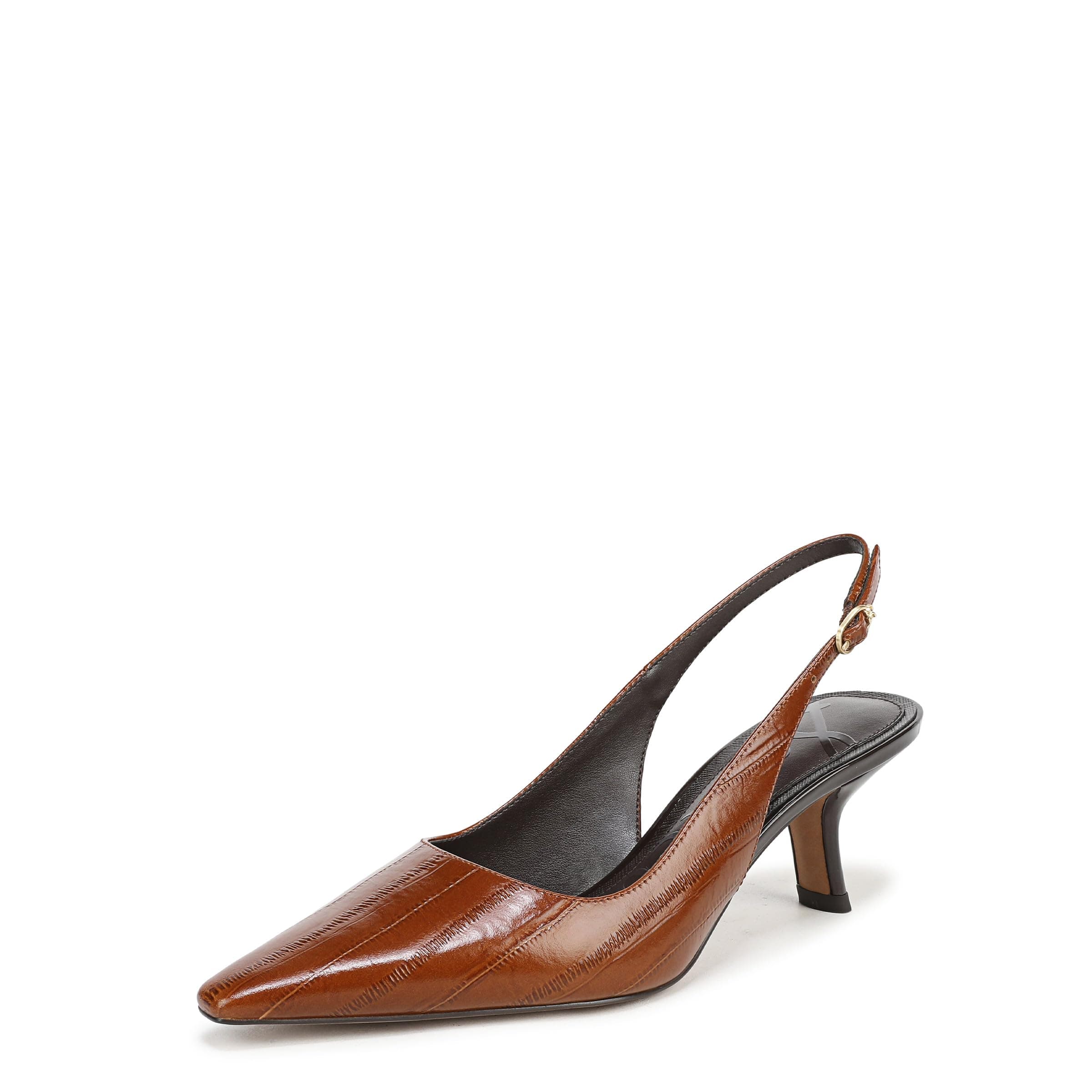 Sam Edelman Women's Bianka Slingback Pumps, French Cognac, 7