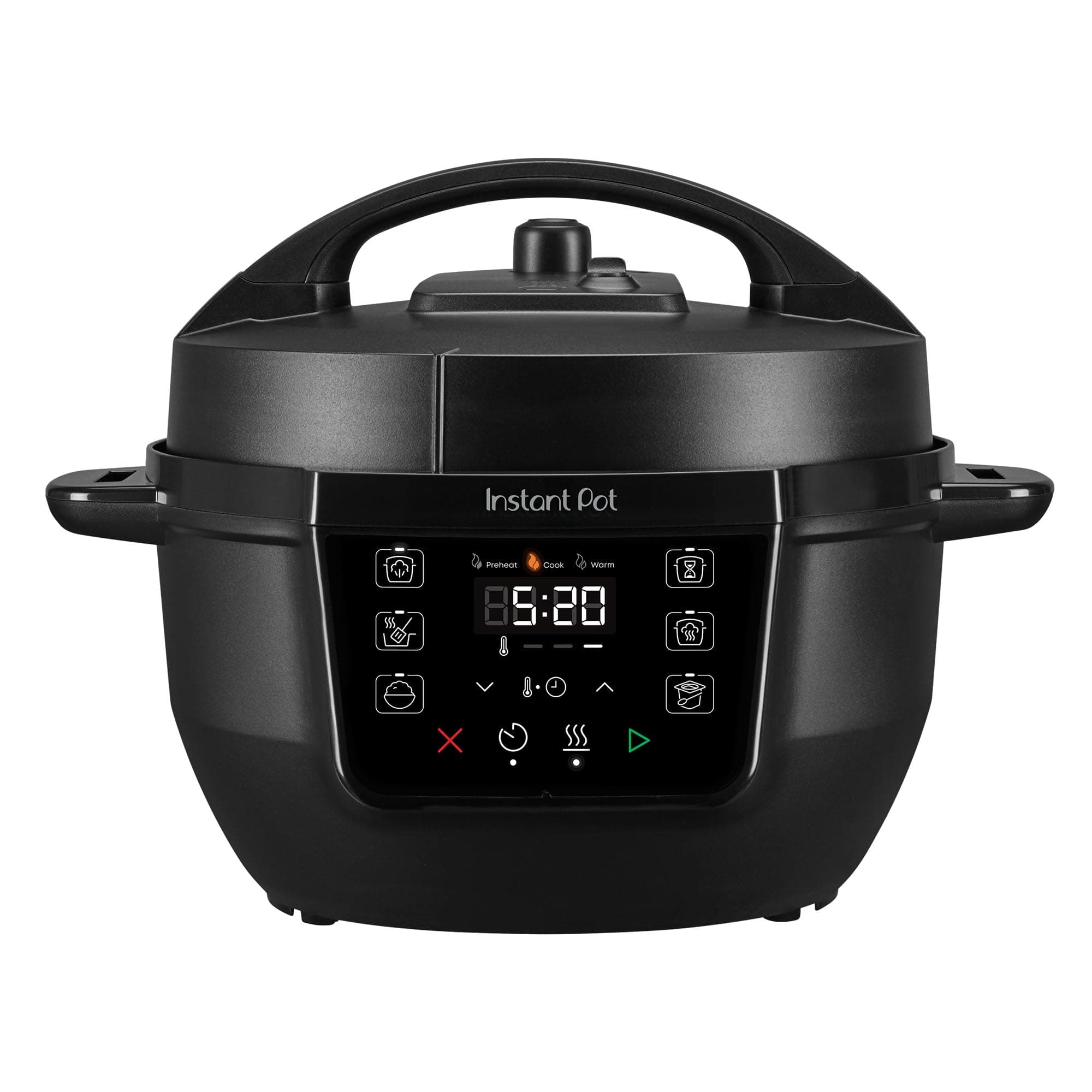 Instant Pot® RIO Mini 7-in-1 Multi-Cooker, PressureCooker, SlowCooker, RiceCooker, Steamer, Sauté, Yogurt Maker, & Warmer, Includes App With Over 2000 Recipes, 4QT, Black