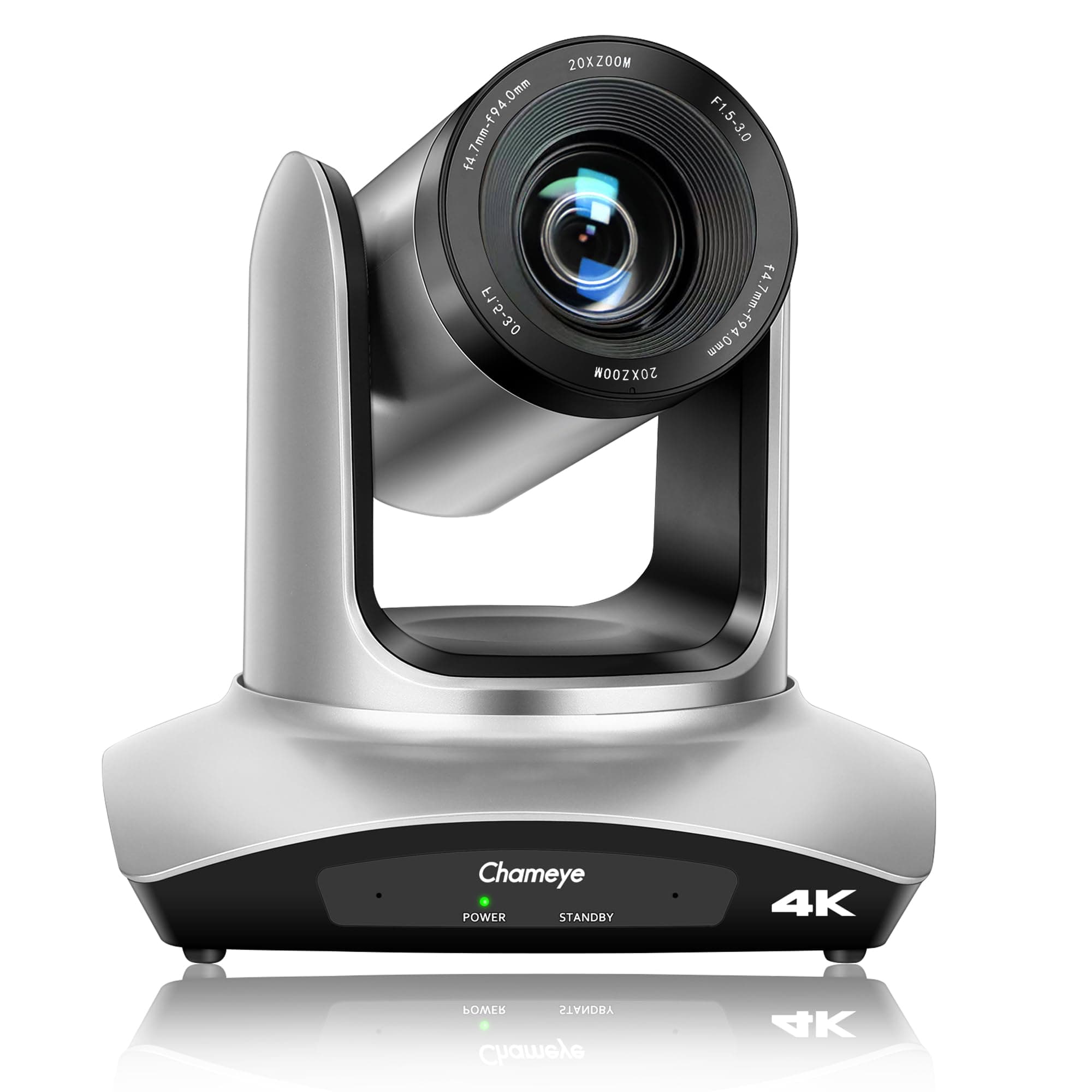 4K PTZ Camera 20X Optical Zoom, USB3.0 IP PoE HDMI PTZ Camera 4K Live Streaming for Church Worship Video Conference Online Education with YouTube OBS vMix Zoom, C420