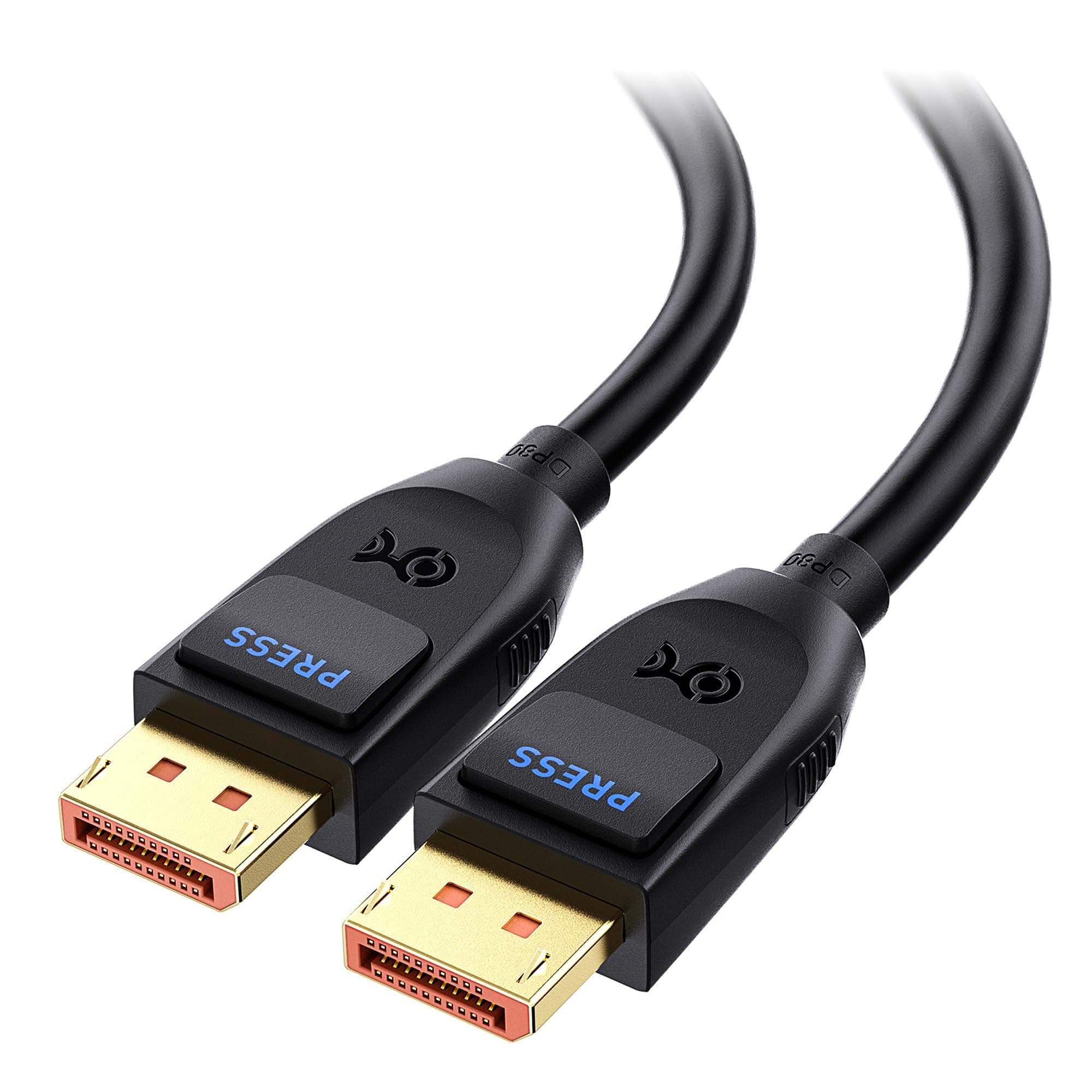 [VESA Certified] Cable Matters 80Gbps DisplayPort 2.1 Cable, 6.6ft / 2m