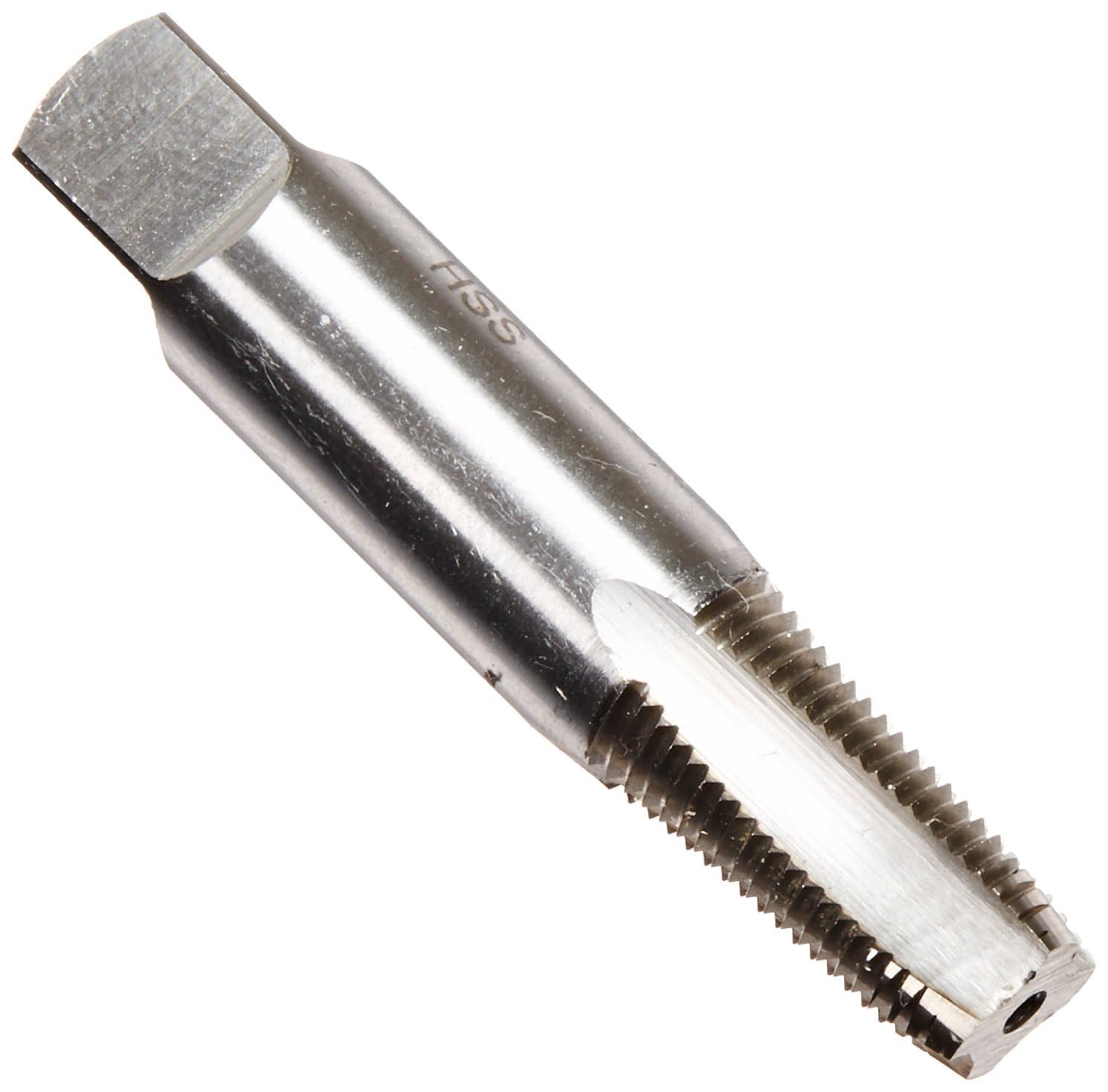 Drill America DWT64006 DWT Series Qualtech High-Speed Steel Pipe Tap, 1/4"-18 NPT