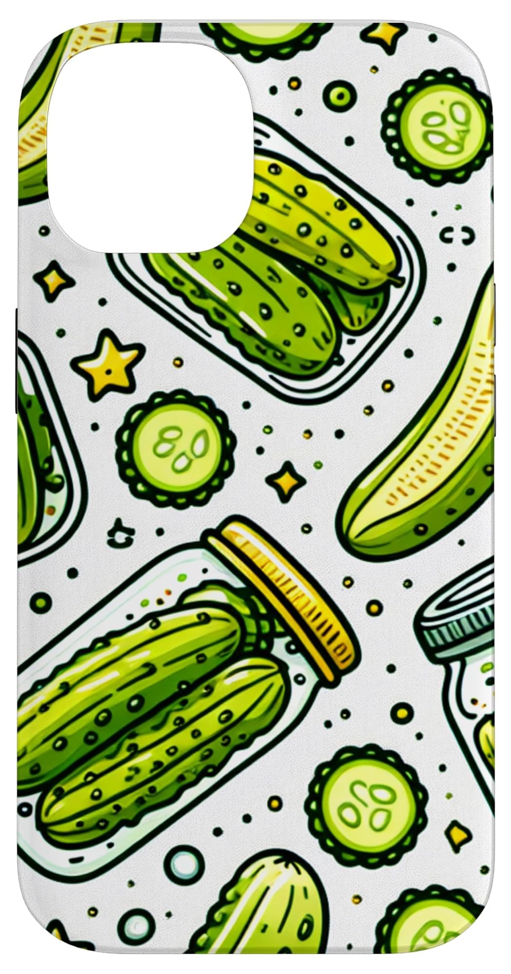 Funny Dill Pickles and Canning Jars Pickle Lover Case for iPhone 14