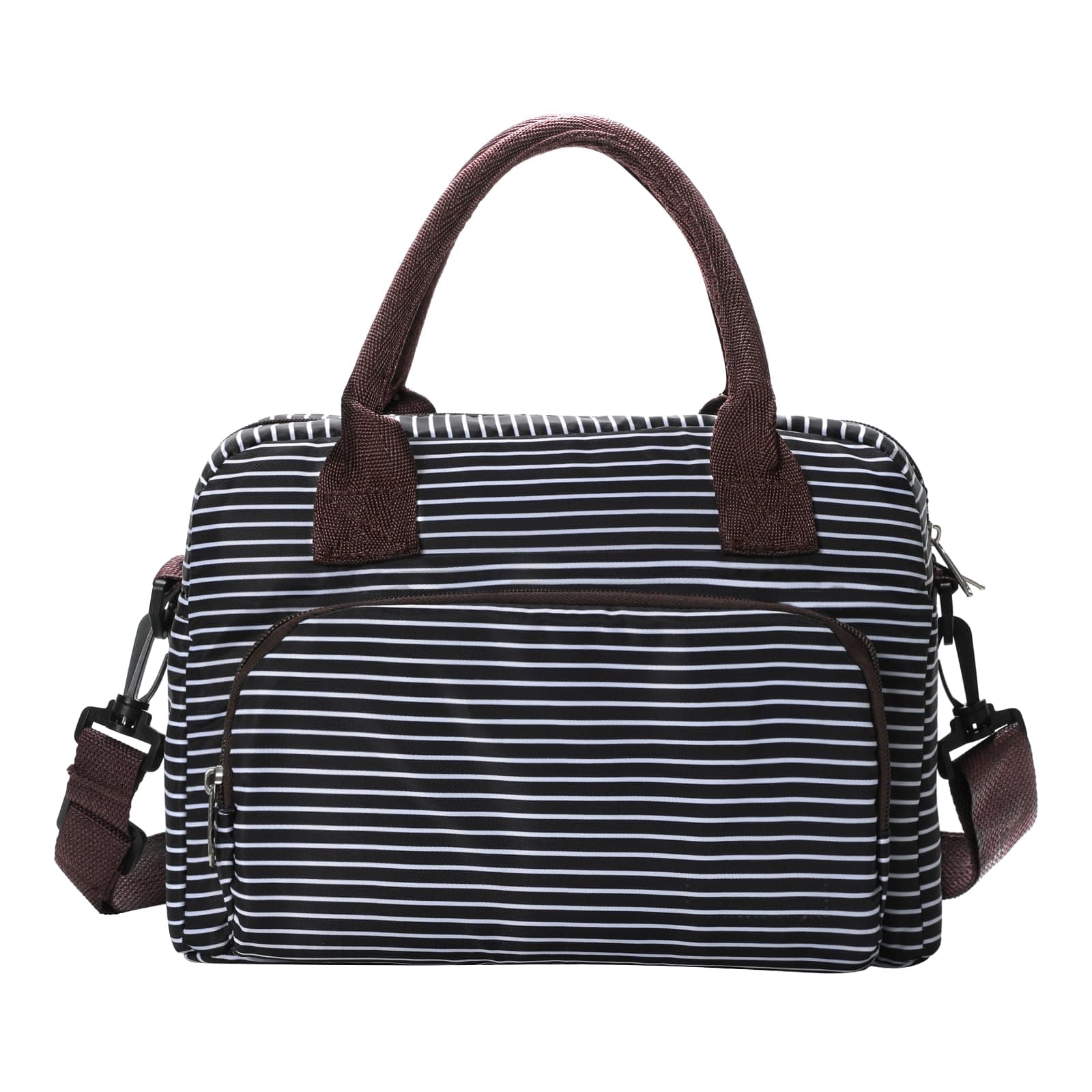 MEXS Lunch Bag for Women Men Insulated Reusable Large Lunch Box Adult Striped Leakproof Portable Cooler Tote Bags for Work Picnic