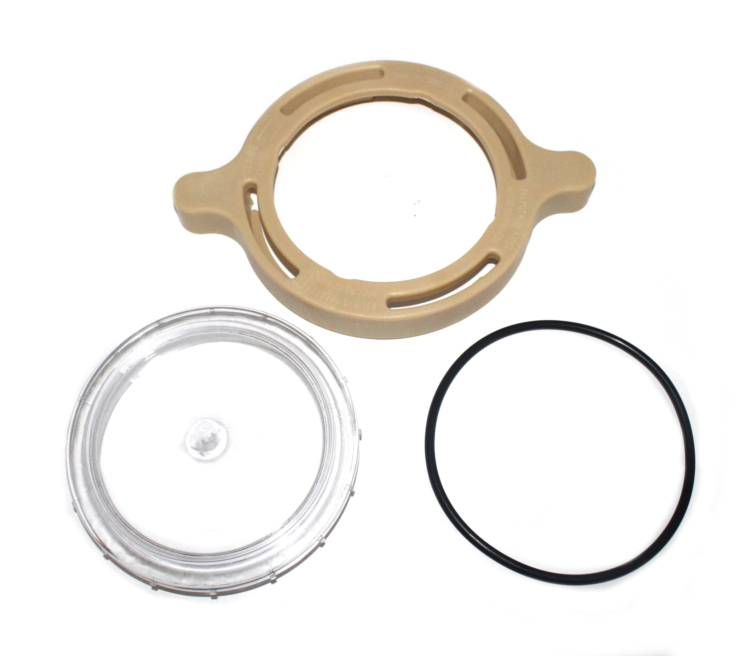 JSP Manufacturing Pool Pump Cover Lid & Cam and Ramp Locking Ring Clamp Replacement Kit for SuperFlo VS & VST, SuperFlo Doe, Sta-Rite SuperMax VS Inground Pool/Spa Pump