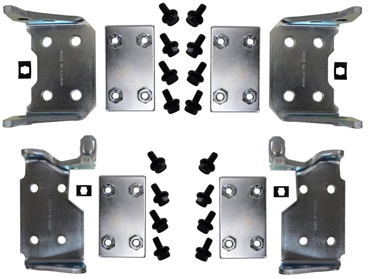 PT Auto Warehouse DH-GM6906LU-FS - Door Hinge, On Door Side - Front Left/Right, Lower/Upper Set