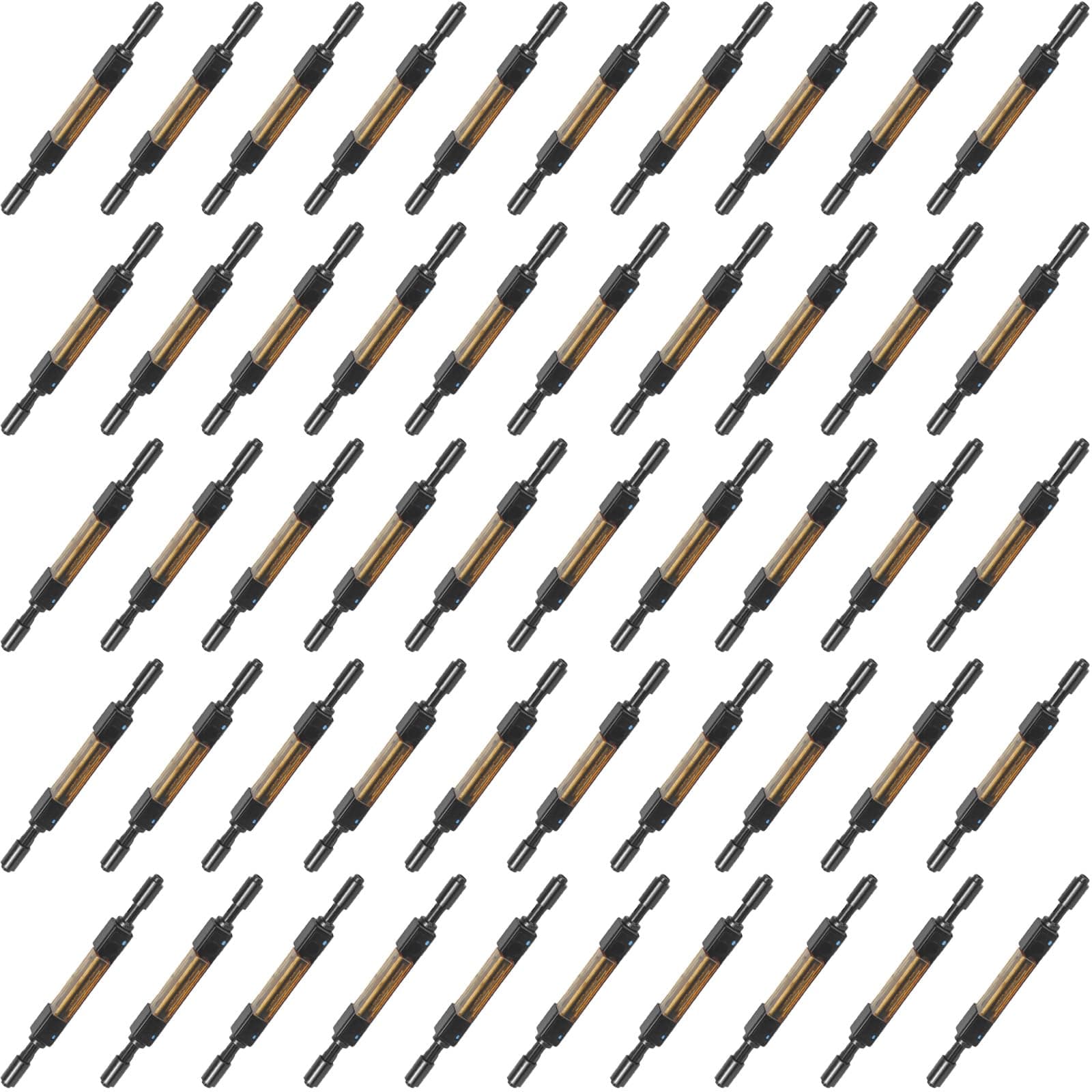 Duogalia 50-Pack Fiber Optic Quick Connector Optical Fiber Mechanical Splice for Bare Fiber & Fiber Pigtail