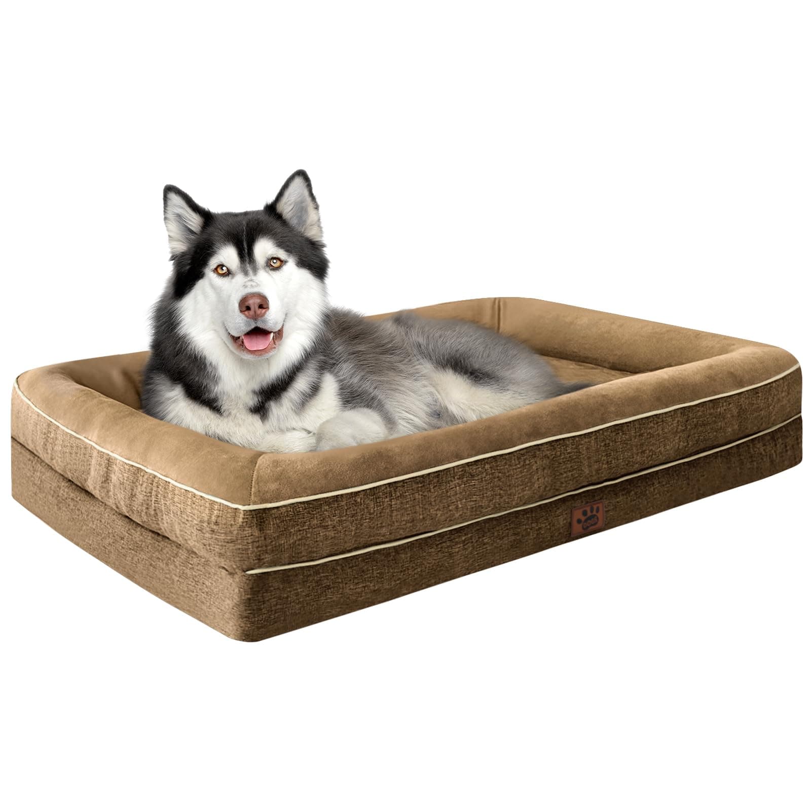 Dog Bed Orthopedic Waterproof Memory Foam XL Non-Slip Washable Couch