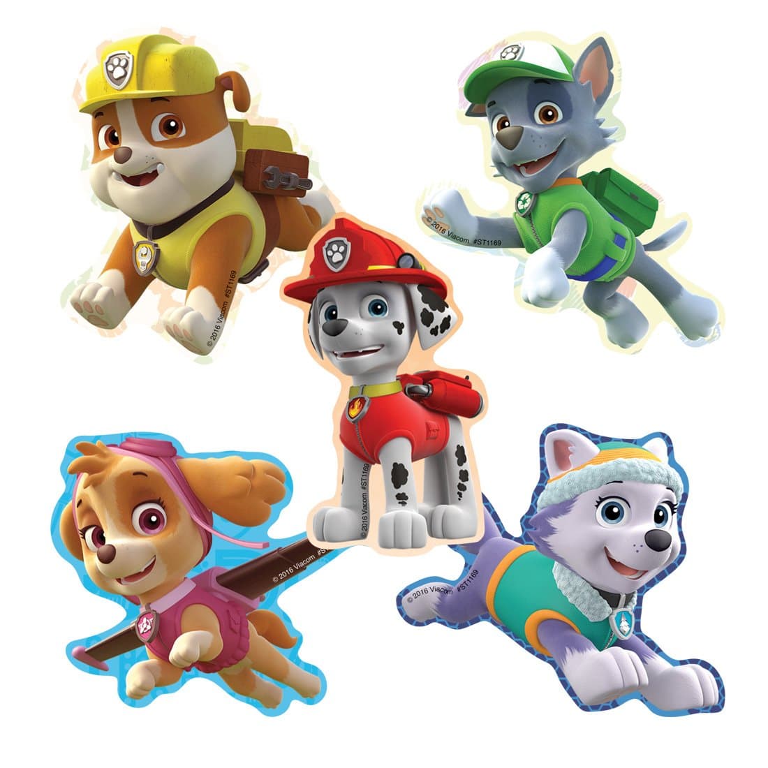 PAW Patrol Shaped Stickers - Prizes 100 per Pack
