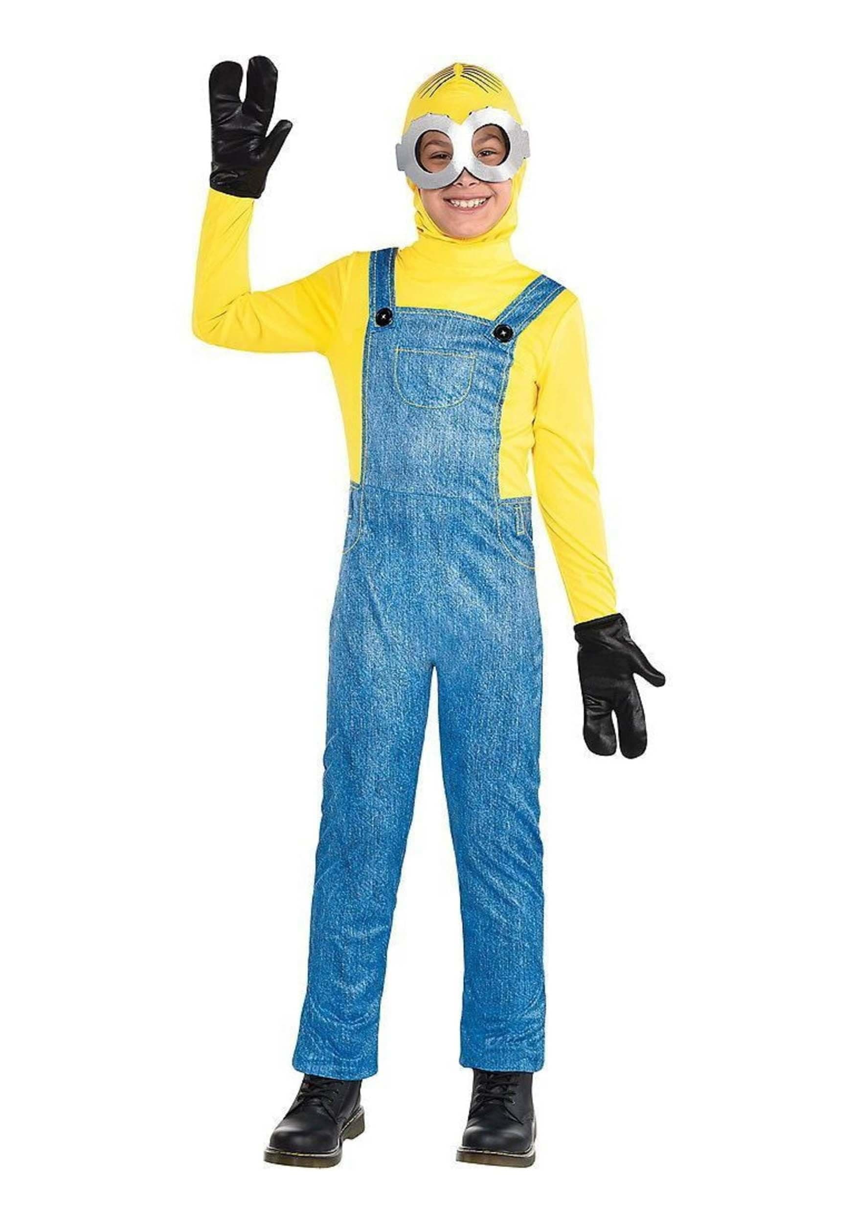 Classic Kid's Minions Costume | Movie Costumes, Multicolor, Small
