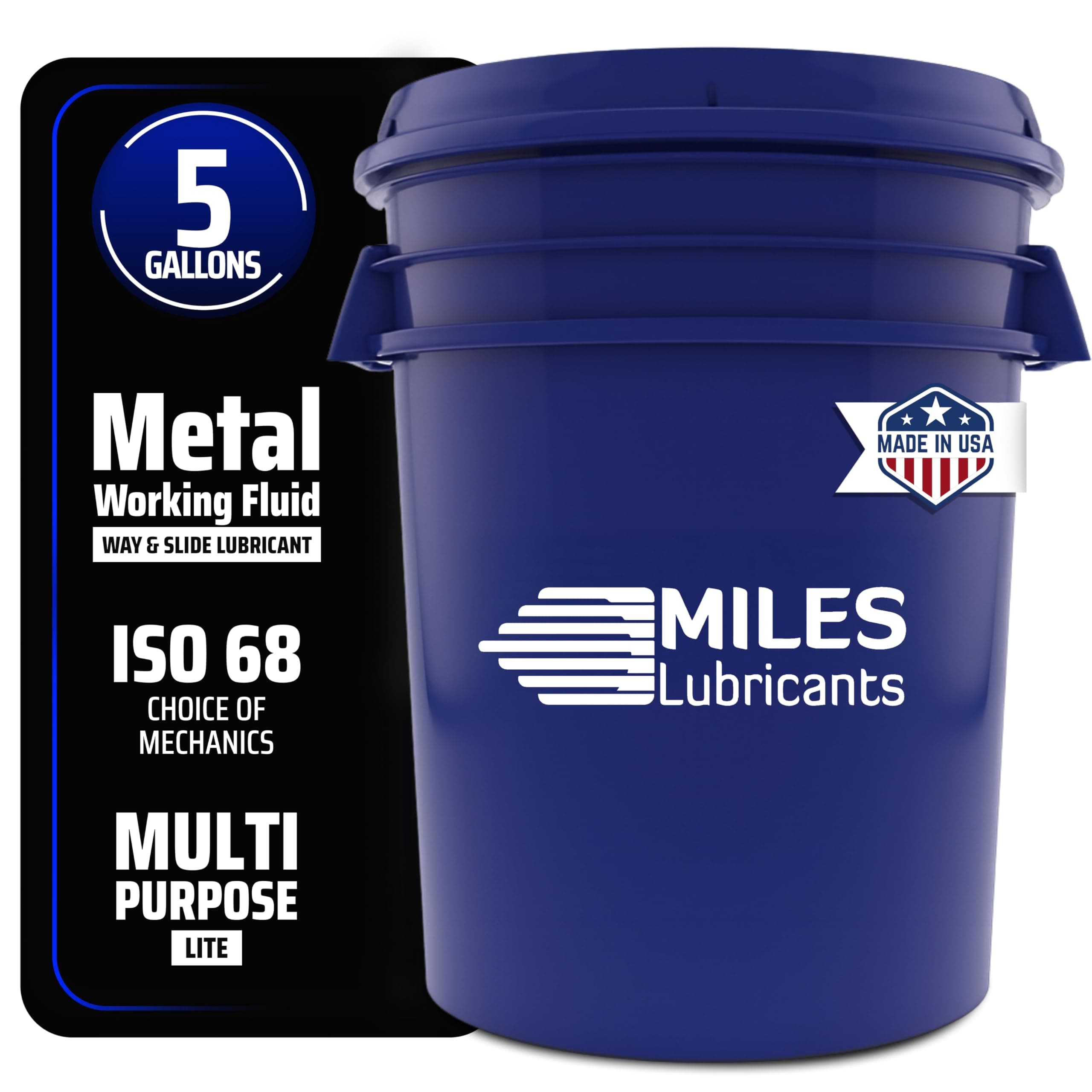 Miles Qs Way Lube Light ISO 68 Way and Slide Lubricant 5 Gallon Pail