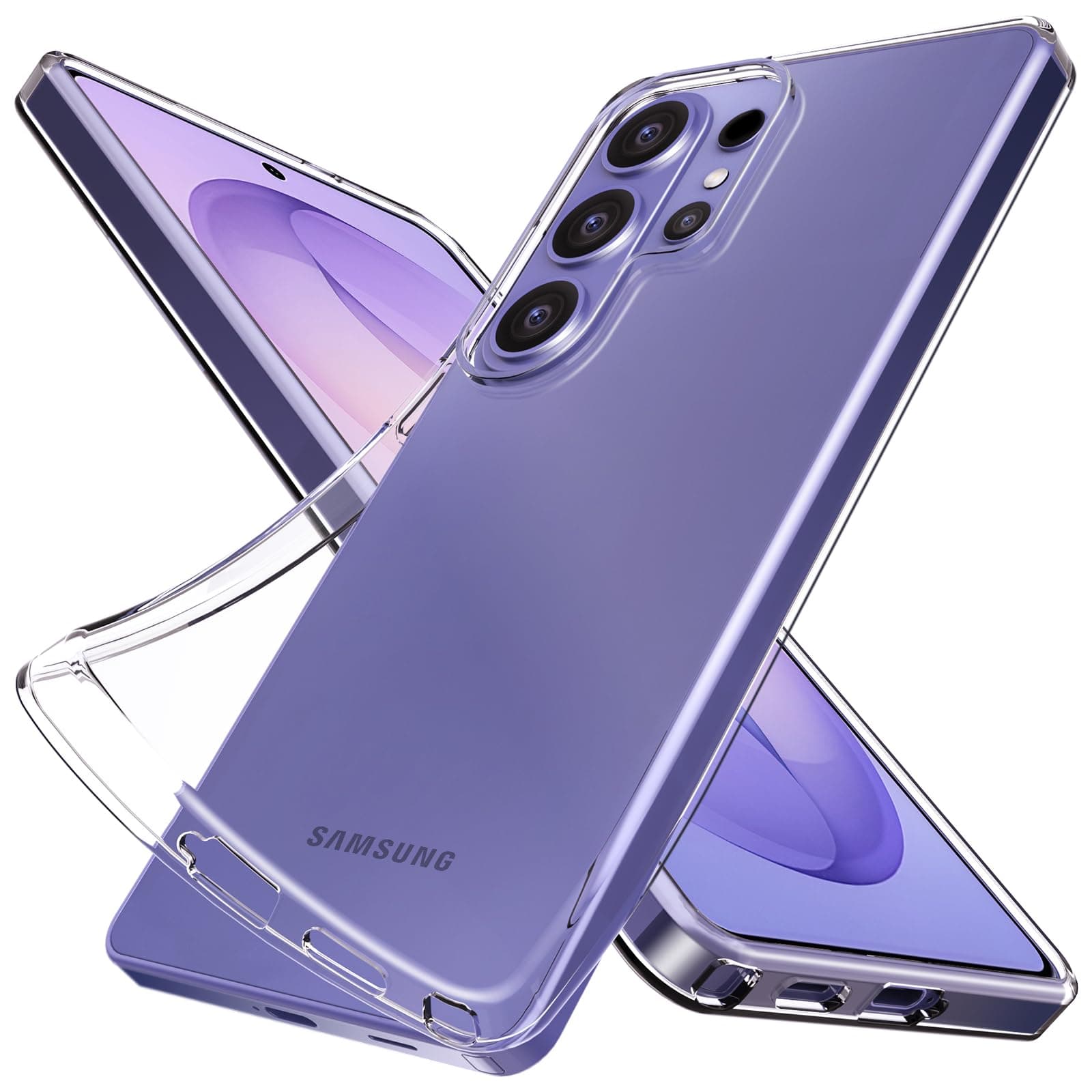 NexaBrite Compatible with Galax S26 Ultra Case, Ultra [Slim Thin] Flexible Clear TPU Phone Case for Galax S26 Ultra Gel Rubber Soft Skin Silicone Protective Case,Transparent