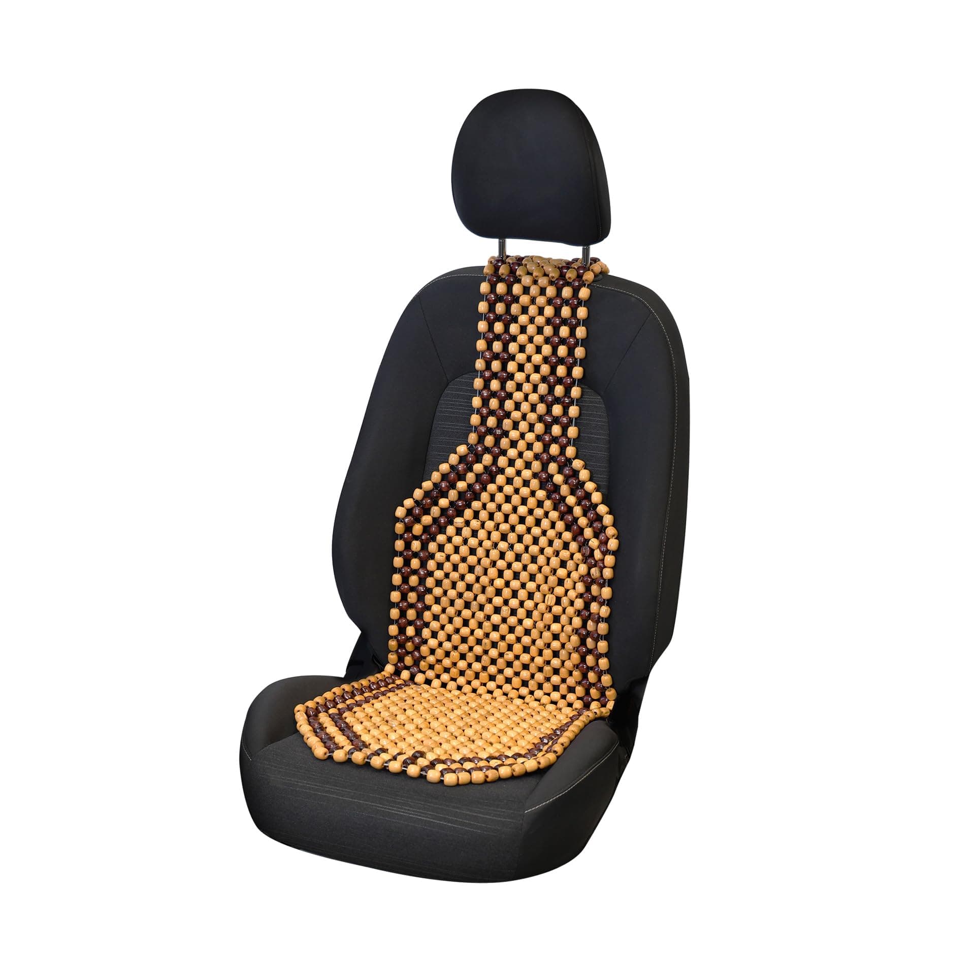 Frilioth 323212 Car Seat Pad with Wooden Beads