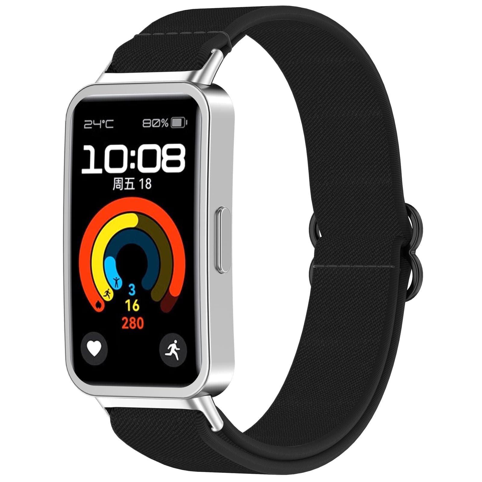 MOTONG Compatible with Huawei Band 10 Replacement Strap - Repalcement Nylon Elastic