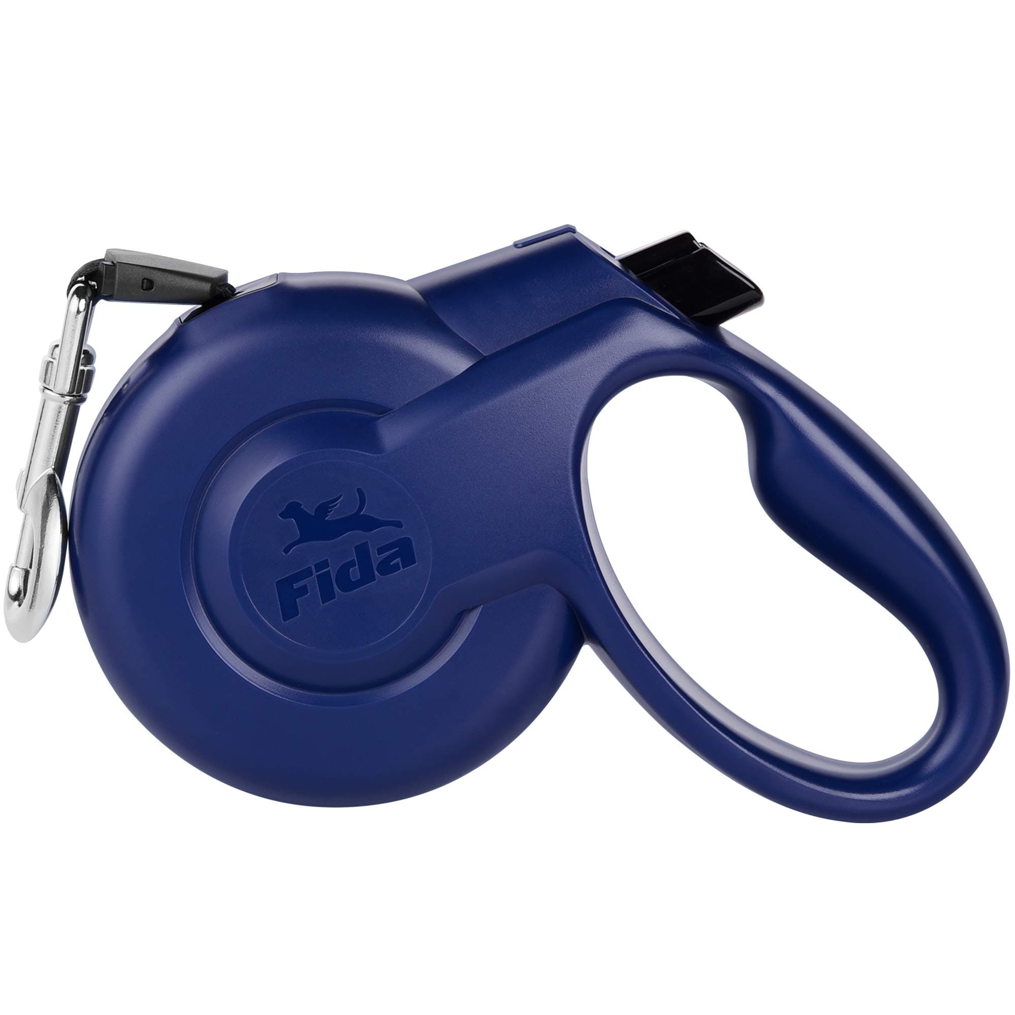 Fida Retractable Dog Leash, Heavy Duty 16 ft for Large Dog or Cat up to 110 lbs, Pet Walking Leash, Tangle Free, One-Handed Brake, Styleash Series (L, Blue)