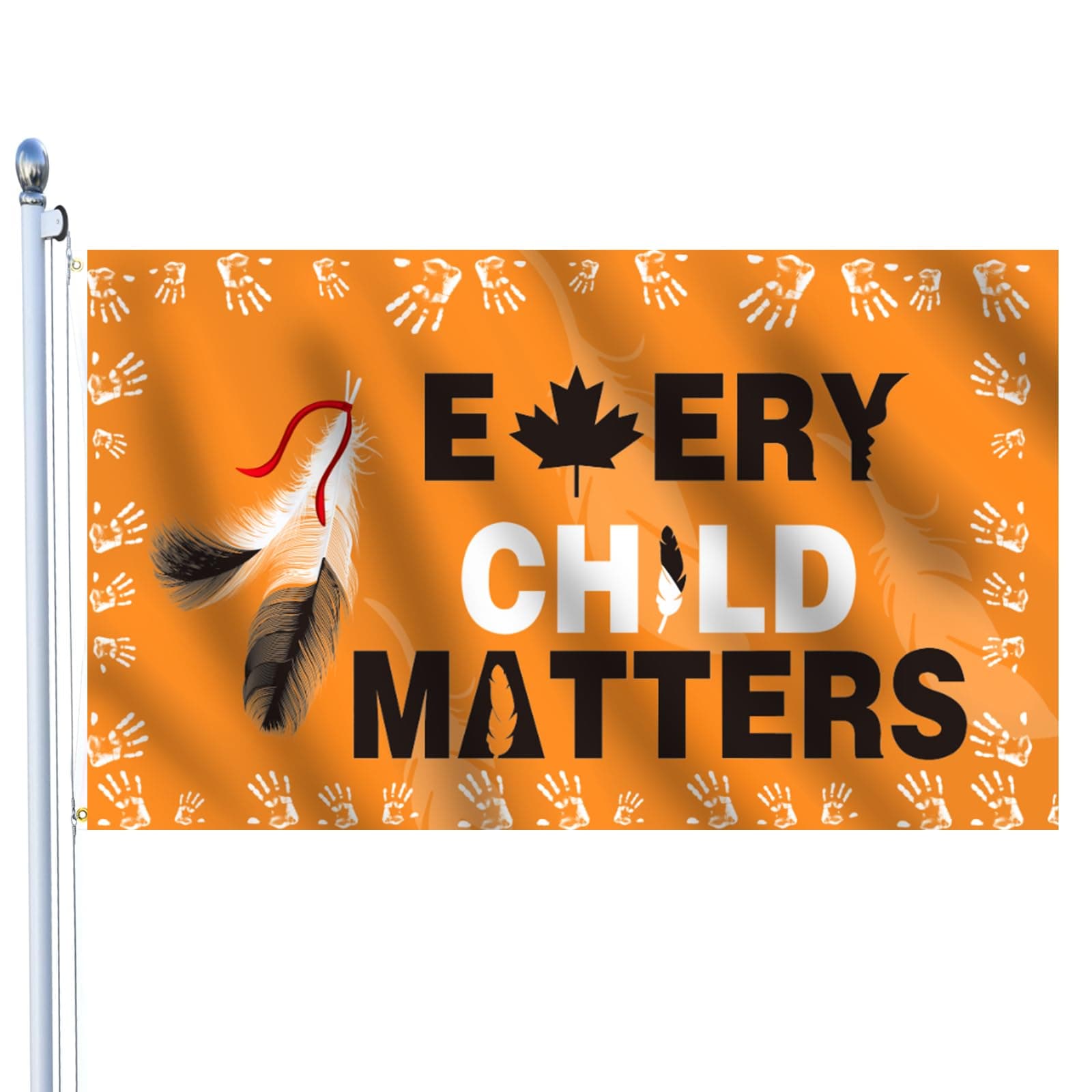 5x3ft Orange Shirt Day Flag for Parade, Party, Outdoor Decor Banner-A03