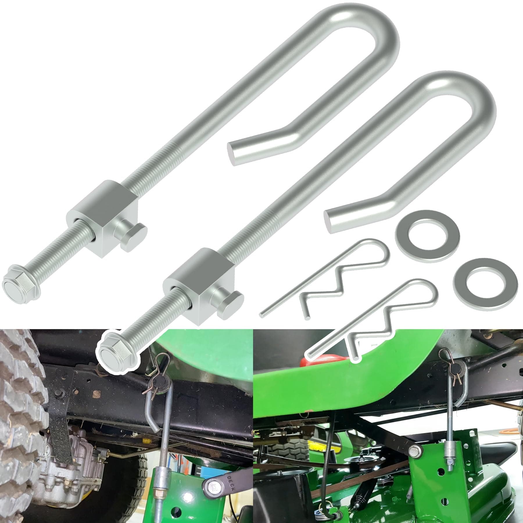 Sporthfish GX24864 GX21718 Deck Lift Hanger Rod kit for John Deere Mower Deck Lift Link Kit