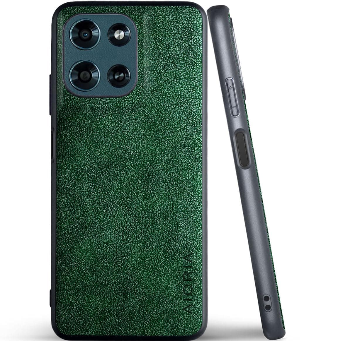 AIORIA for Motorola Moto G Play 2026 Case Premium Leather Cover Retro Design Full Protective Phone Case for Motorola Moto G Play 2026 5G (Green, for Moto G Play 2026)