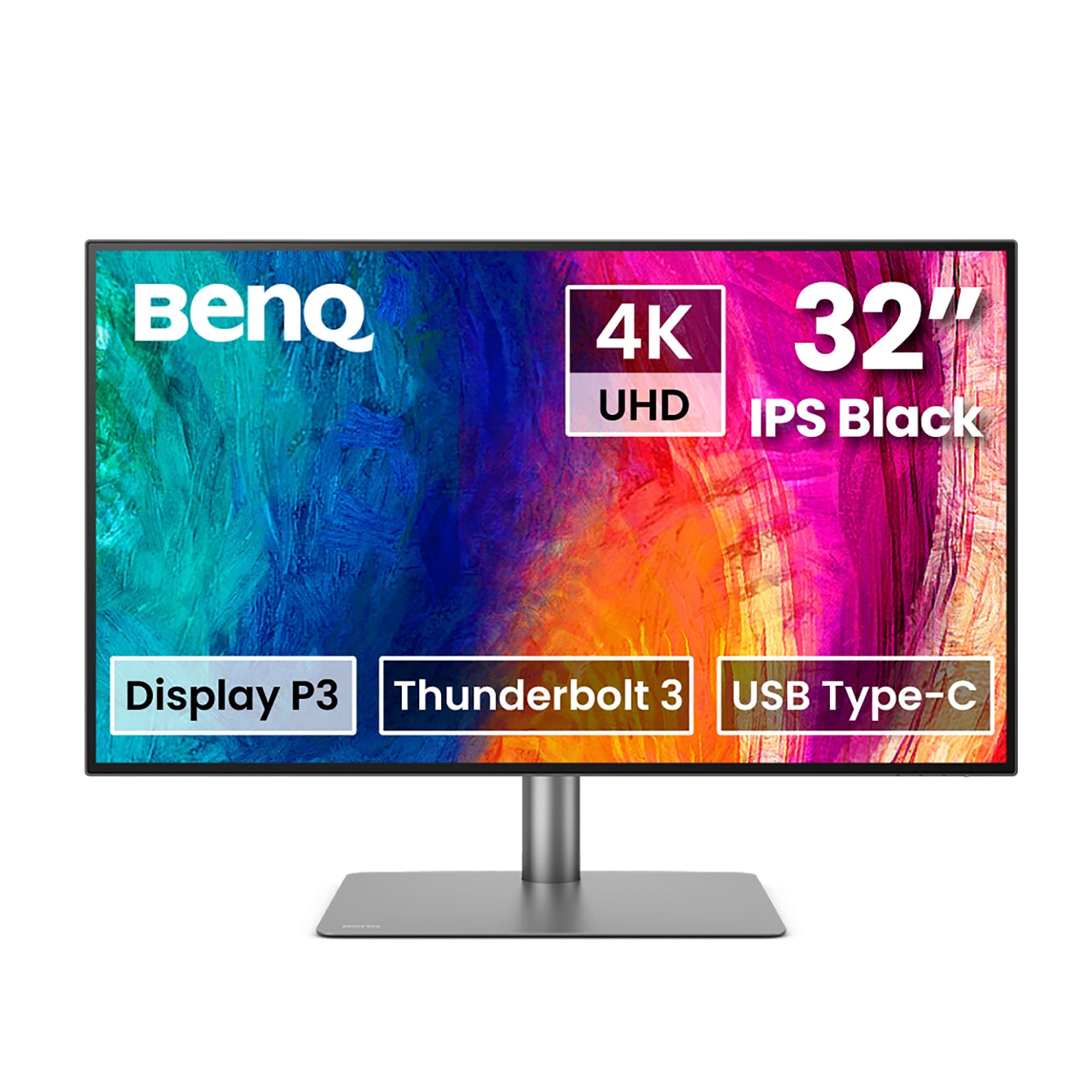 BenQ PD3225U Mac-Ready 32" 4K UHD | 99% Rec. 709 & sRGB | IPS | DeltaE ≤3 | ICC Sync | Calibration Report | AQCOLOR | Uniformity | HotKey Puck | DisplayPort | USB-C (65W) | USB Hub