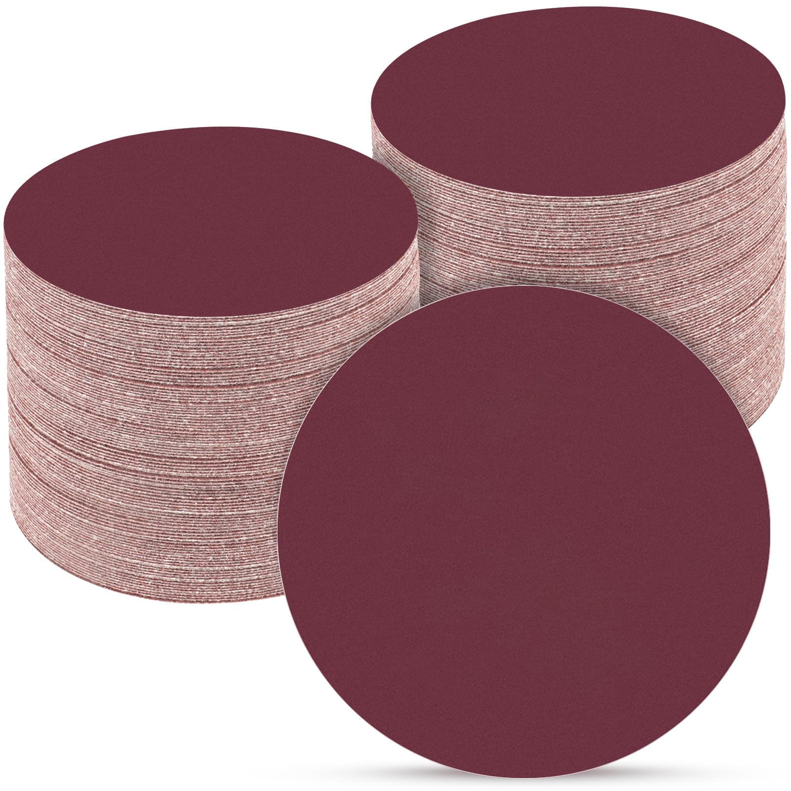 POTUINOM 100PCS 5 Inch Sanding Discs 1500 Grit Sandpaper for Orbital Sander