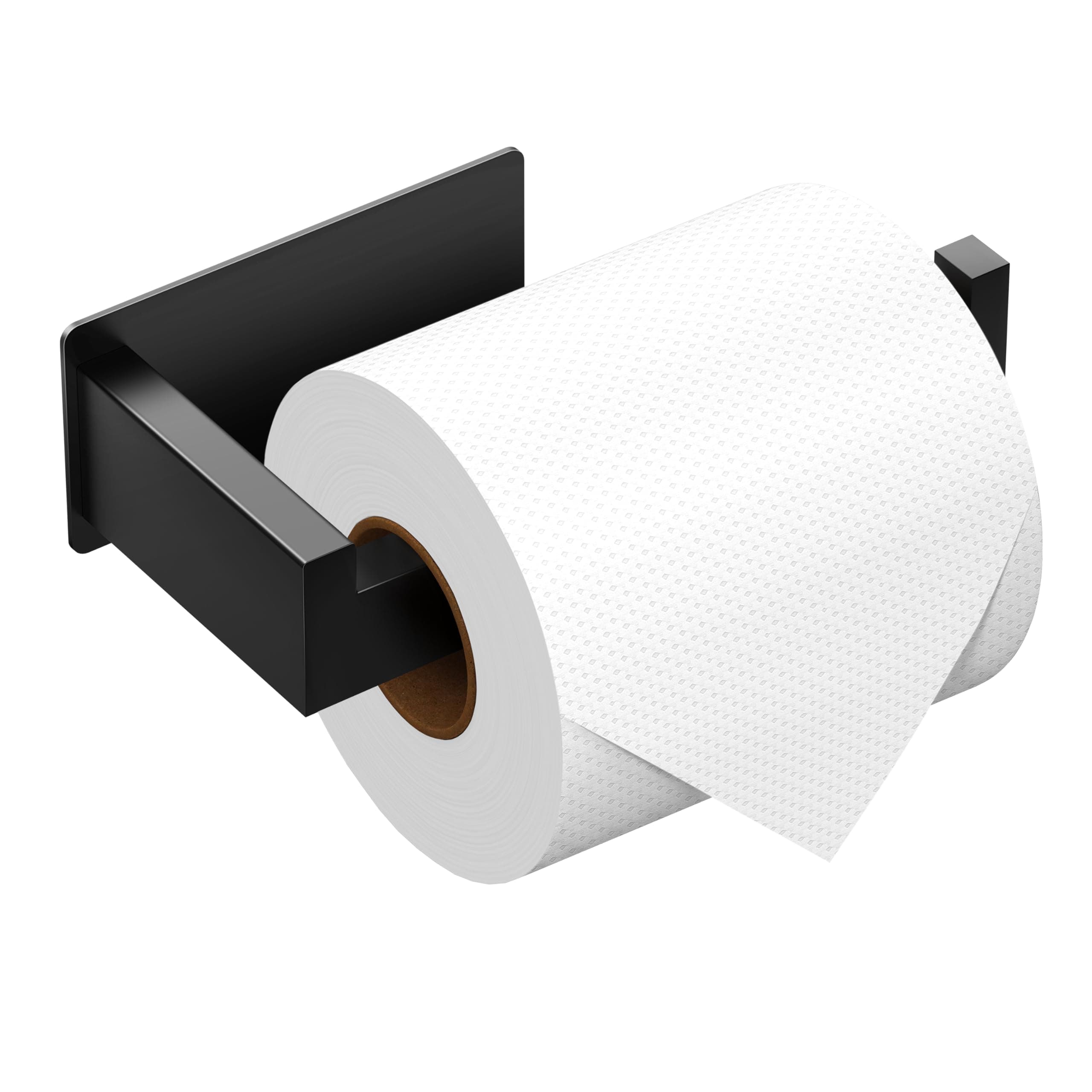 Auxmir Large Size Toilet Paper Holder No Drill, Self Adhesive Tissue Holder