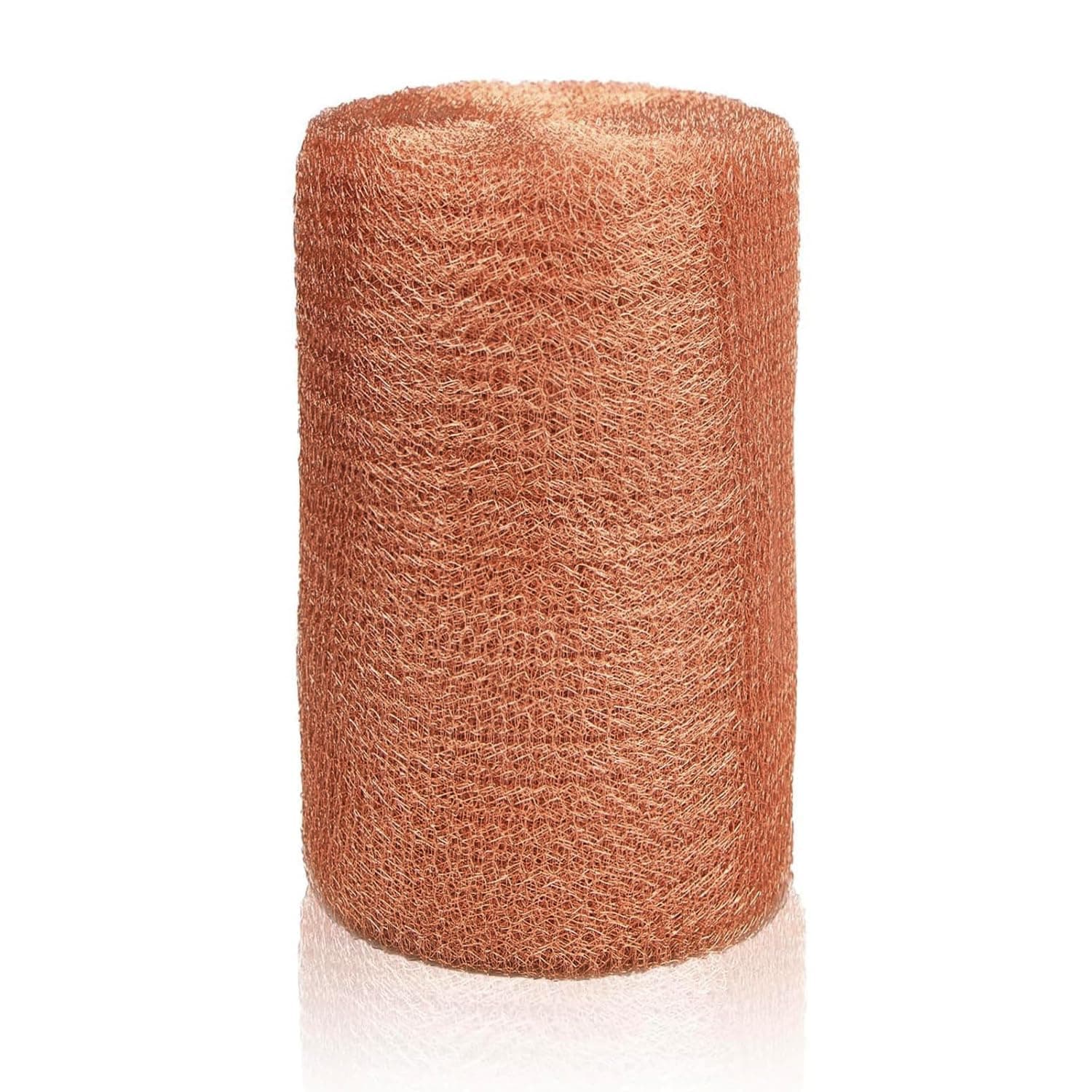 5" X 20FT Copper Mesh for Pest Control, 100% Pure Copper Knitted Copper Wool, Blocker for Rat,Mouse, Birds, Snail, Bat Control,Copper Blocker Pest Stopper Copper Mesh Scrubber,Fill Fabric DIY