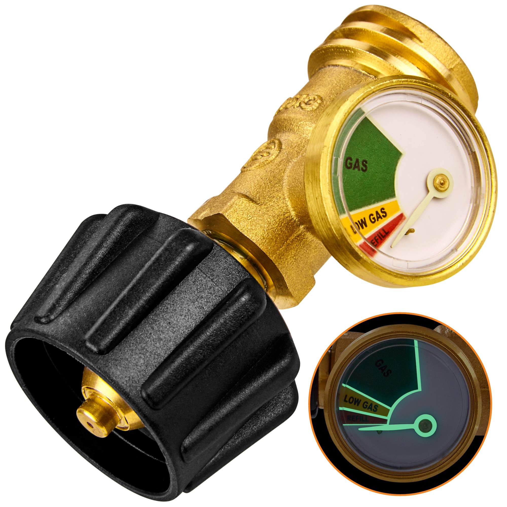 Flame King Propane Tank Gauge Gas Level Indicator