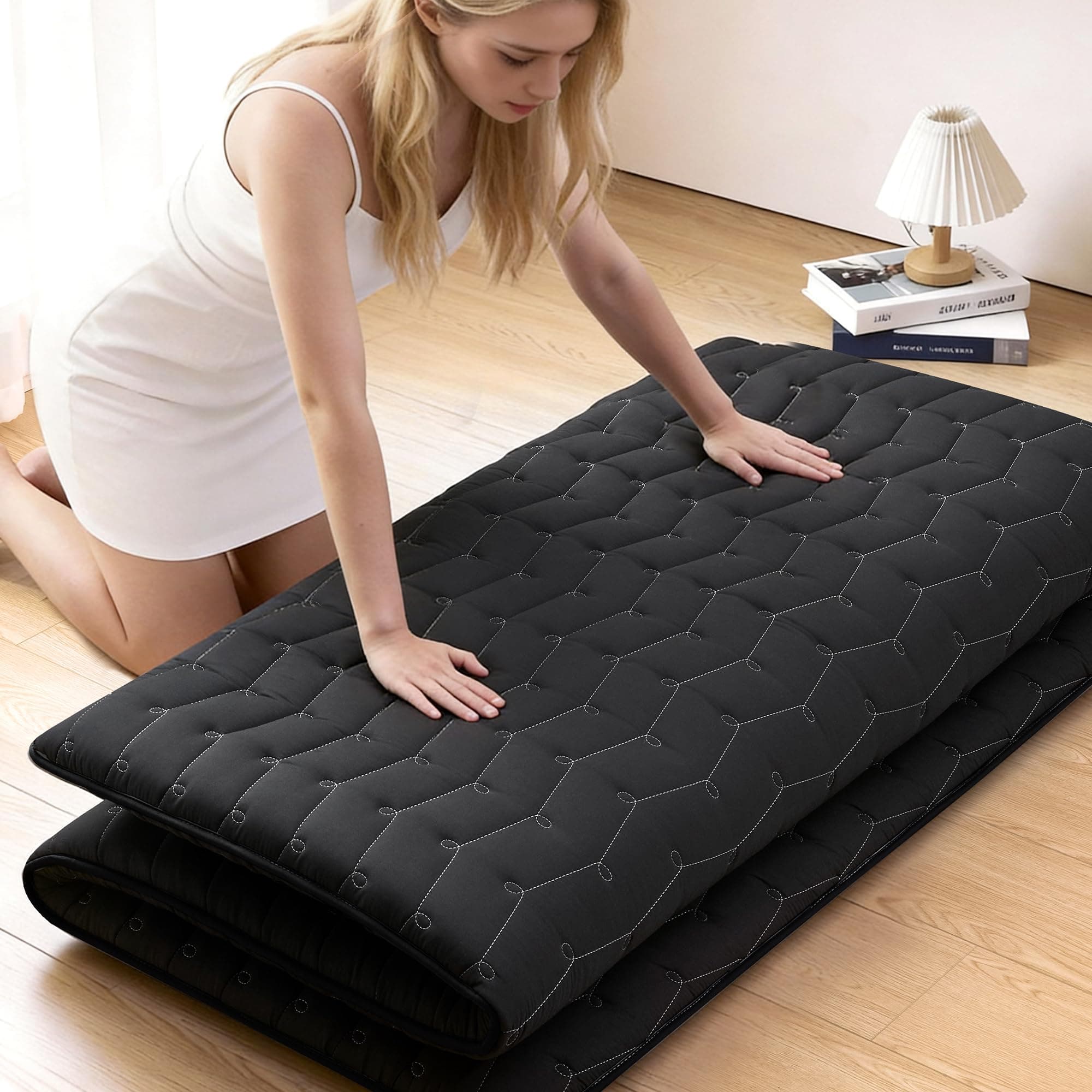 Vibe bear Premium Foam Japanese Floor Mattress, Futon Mattress Full Size