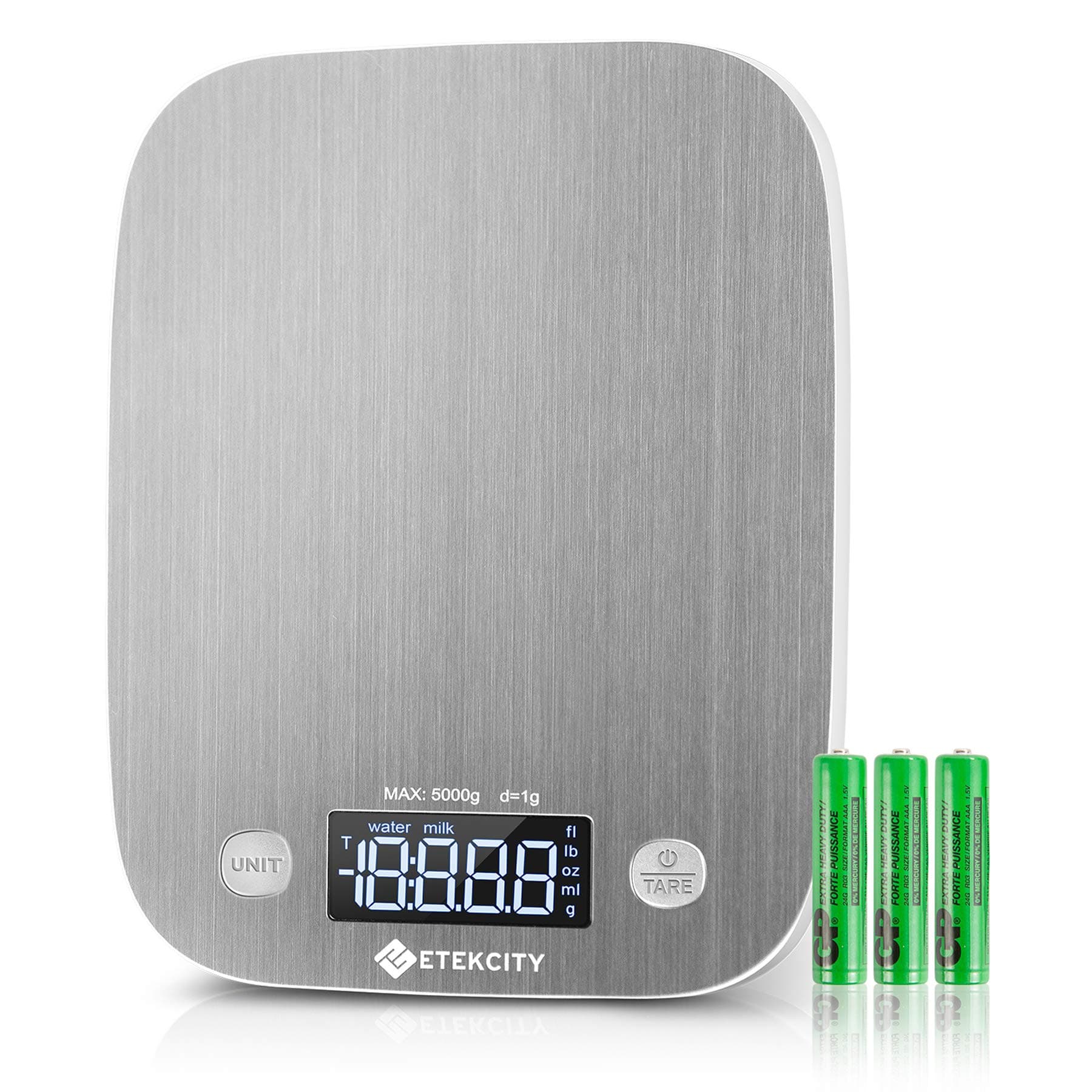 Etekcity Food Kitchen Scale, Digital Grams and Oz, 11lb/5kg