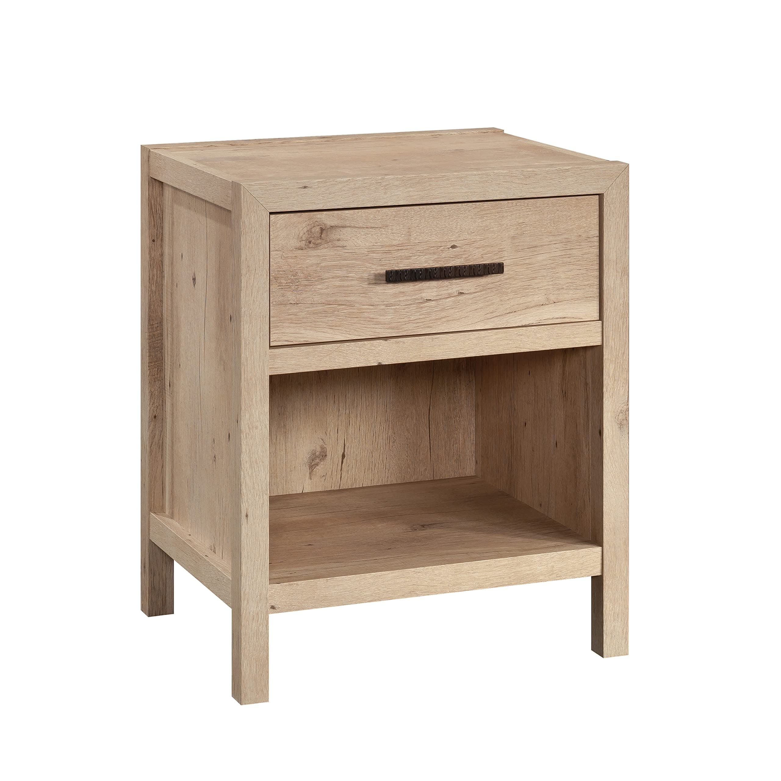 Sauder Pacific View Bedroom Night Stand, Spacious Storage, 1 Drawer Nightstand - Prime Oak Finish
