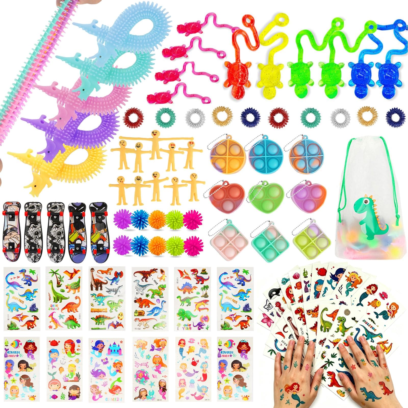 MUYFIO 80Pcs Fidget Toys Pack, Stress Anxiety Relief Fidget Toy Set