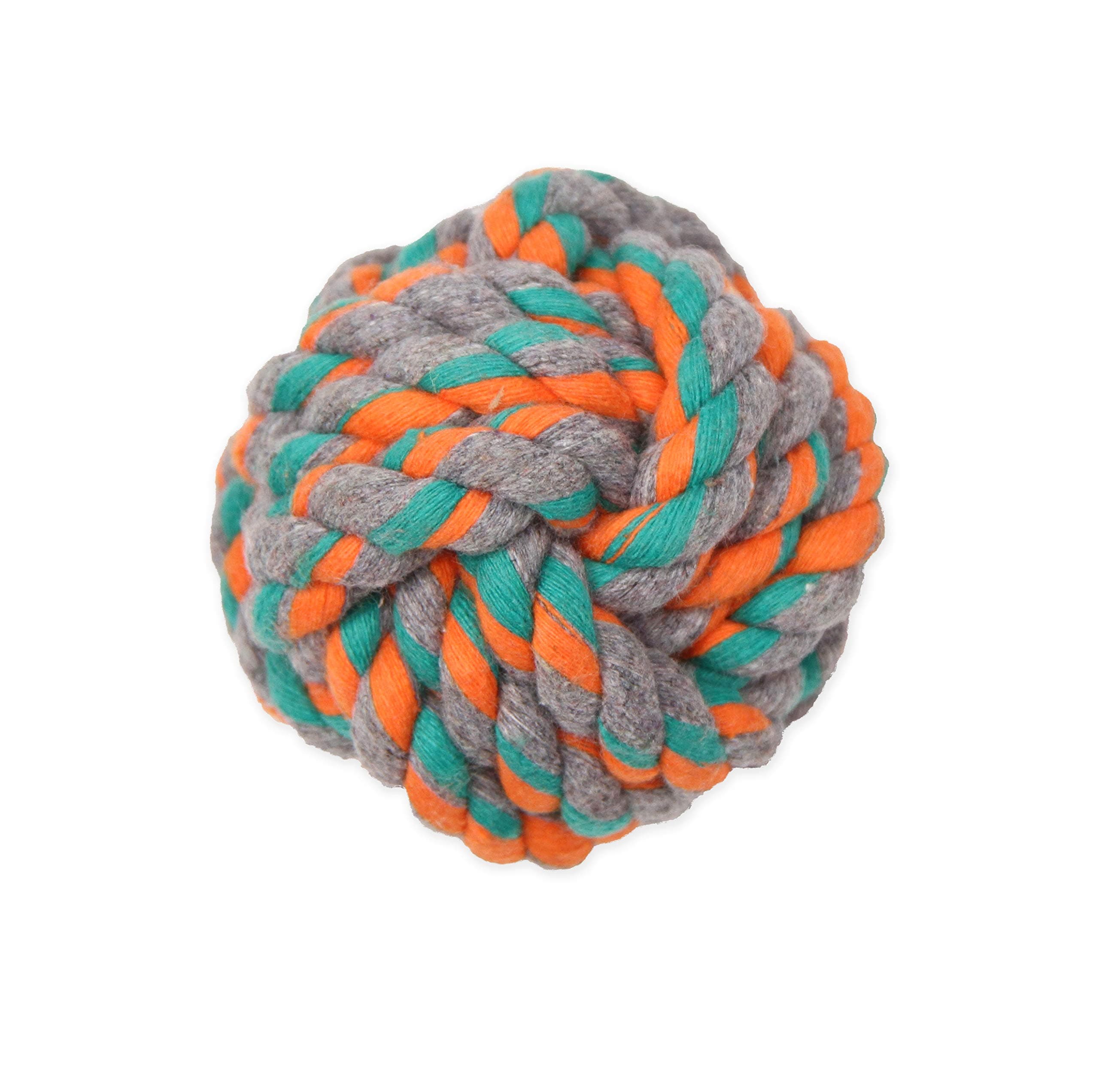 MAMMOTH Flossy Chews Monkey Fist Ball, Mini, 2-1/2-Inch