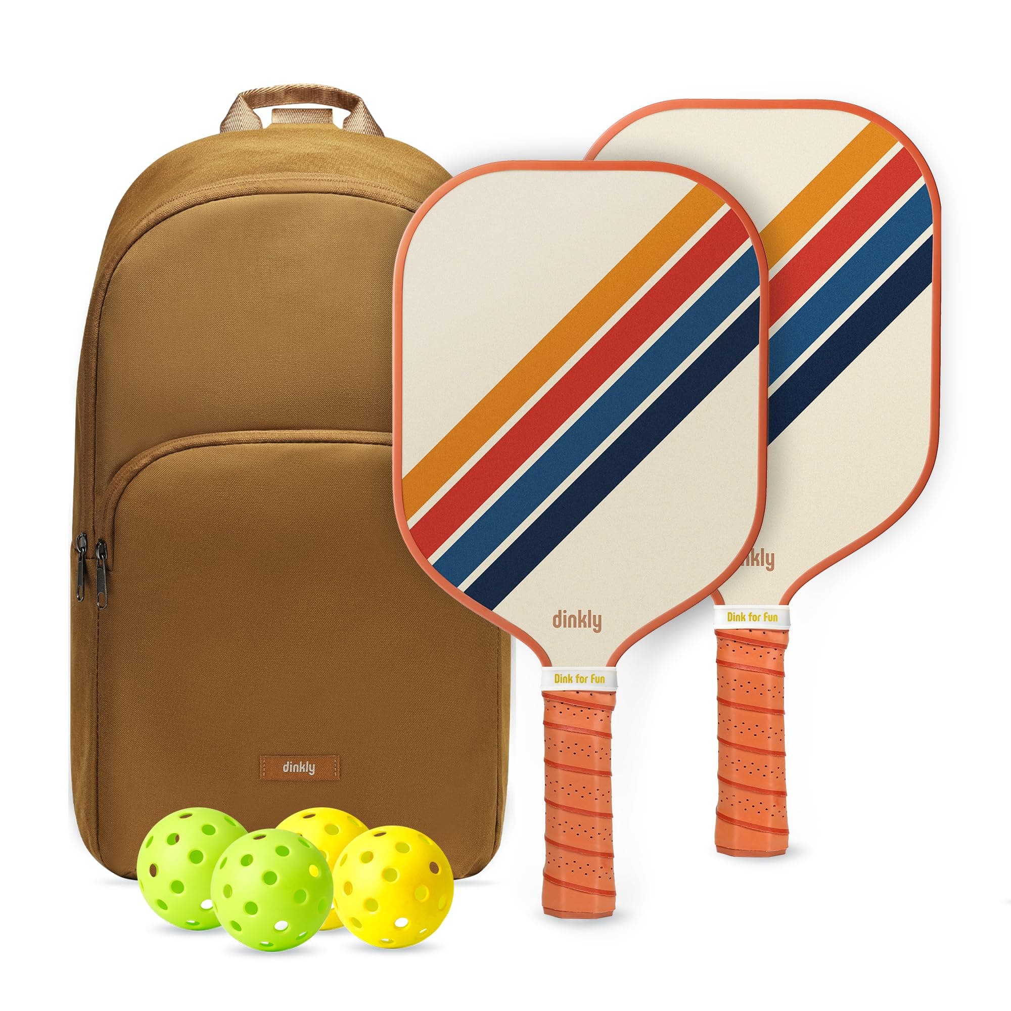 Dinkly Pickleball Paddles Set of 2, USAPA Approved Pickleball Rackets