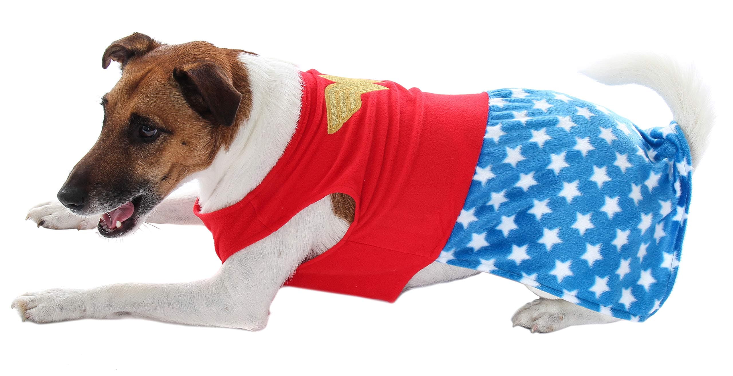 DC Comics Justice League Superhero Matching Family Pajamas Union Suit (Dogs or Cats, Wonder Woman, Large)