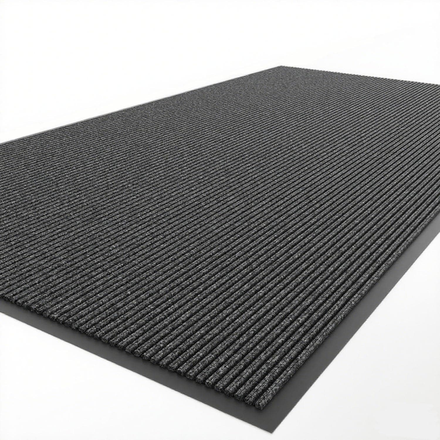 100pointONE All-Season Indoor Outdoor Door Mats for Entryway, 24" x 48" Durable Front Door Mat, Low Profile Welcom e Mats for Entry, Stain and Fade Resistant Indoor Outdoor Entrance Mat, Grey