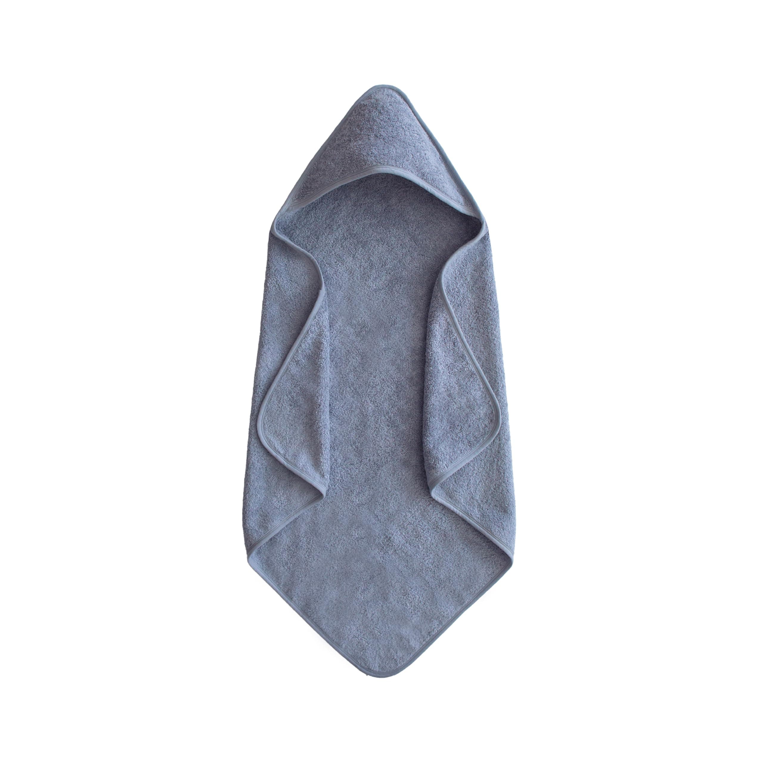 mushie Baby Hooded Towel | Organic Cotton (Tradewinds)