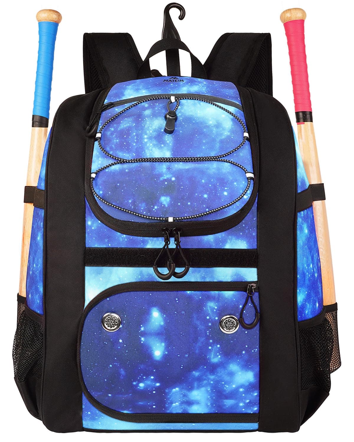 MATEIN Softball Bag for Boys, Large Youth Baseball Backpack Holds 4 Bat