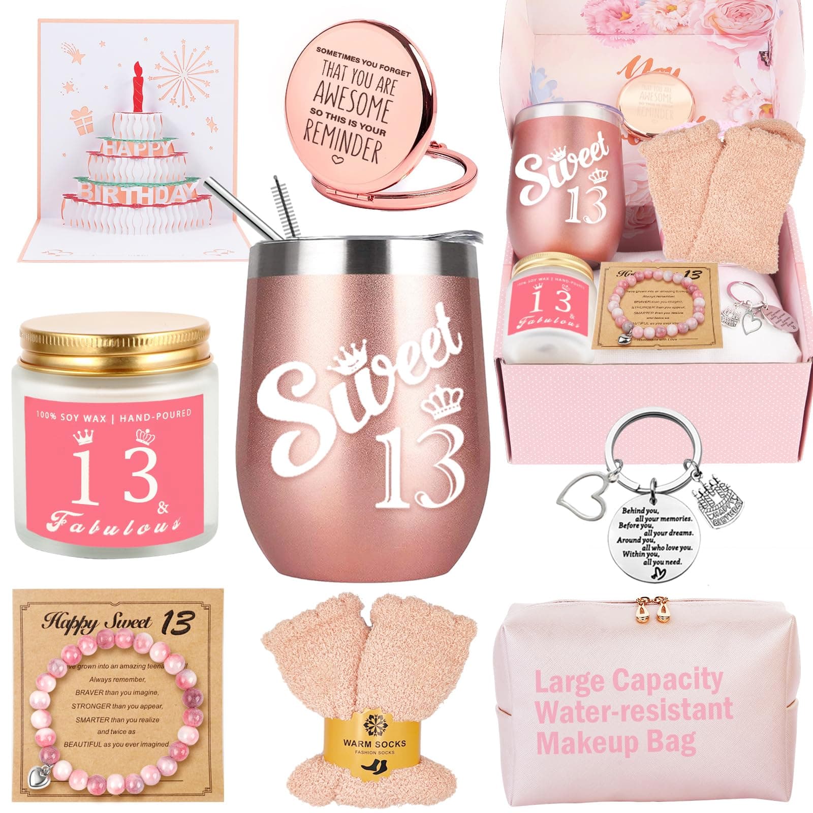 13th Birthday Gifts For Girls, Gifts For 13 Year Old Girls, Best Birthday Gift Ideas For Teen Daughter, Niece, Granddaughter, Sister Her, Unique Birthday Gifts Stuff