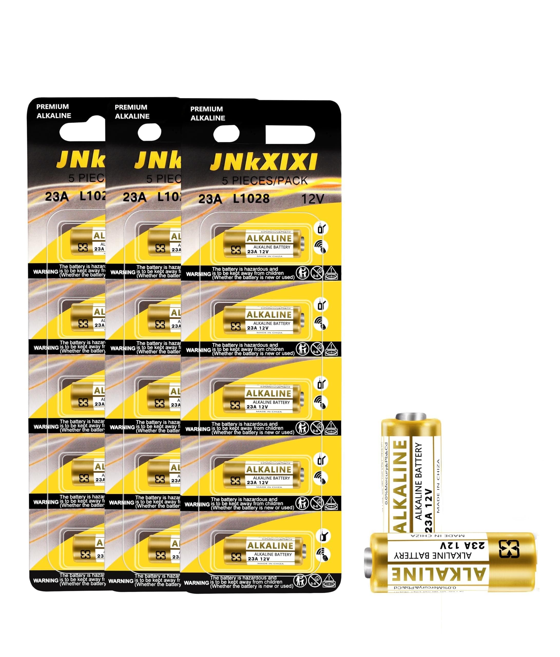 JNKXIXI 40pack 23A 12 Volt Battery A23 LR23A A23S MN21/23 L1028F Alkaline Battery(40pcs)