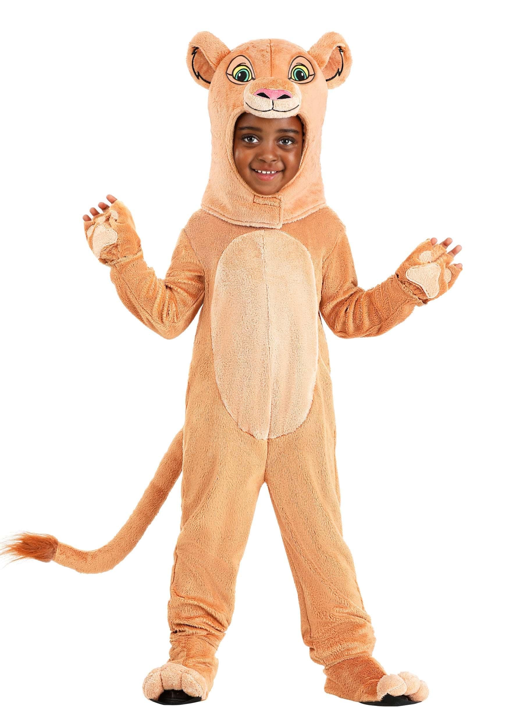 Girl's Disney The Lion King Nala Toddler Costume ? Plush Jumpsuit with Tail, Headpiece, Gloves, and Shoe Covers 18 Month